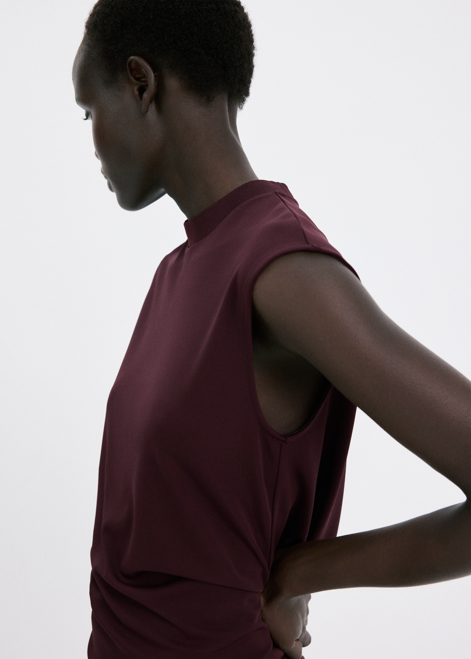 Top en maille fine col perkins - Détail de l'article 1