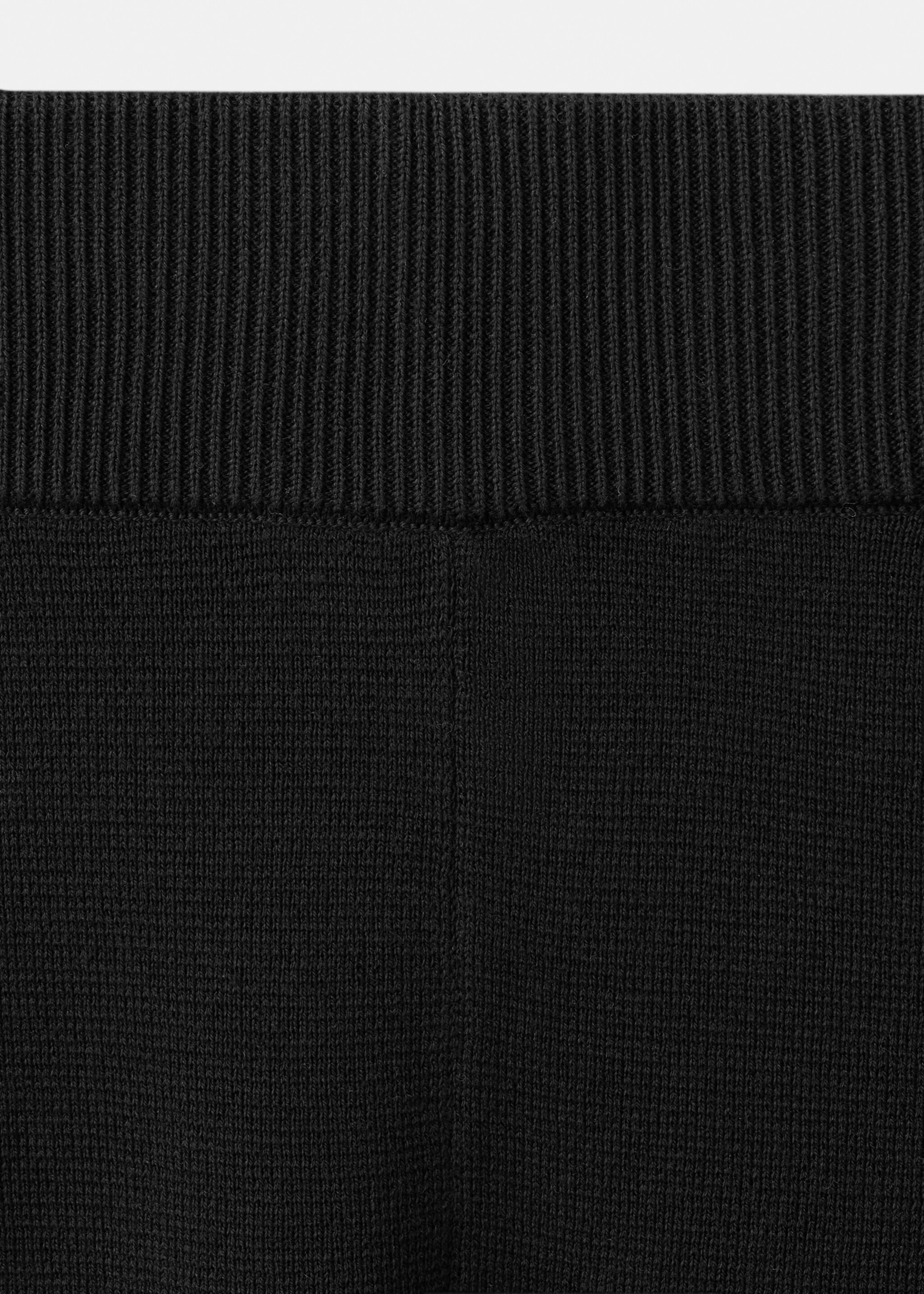 Pantalon capri en tricot - Détail de l'article 8, Noir. Ref: 27064087-00.