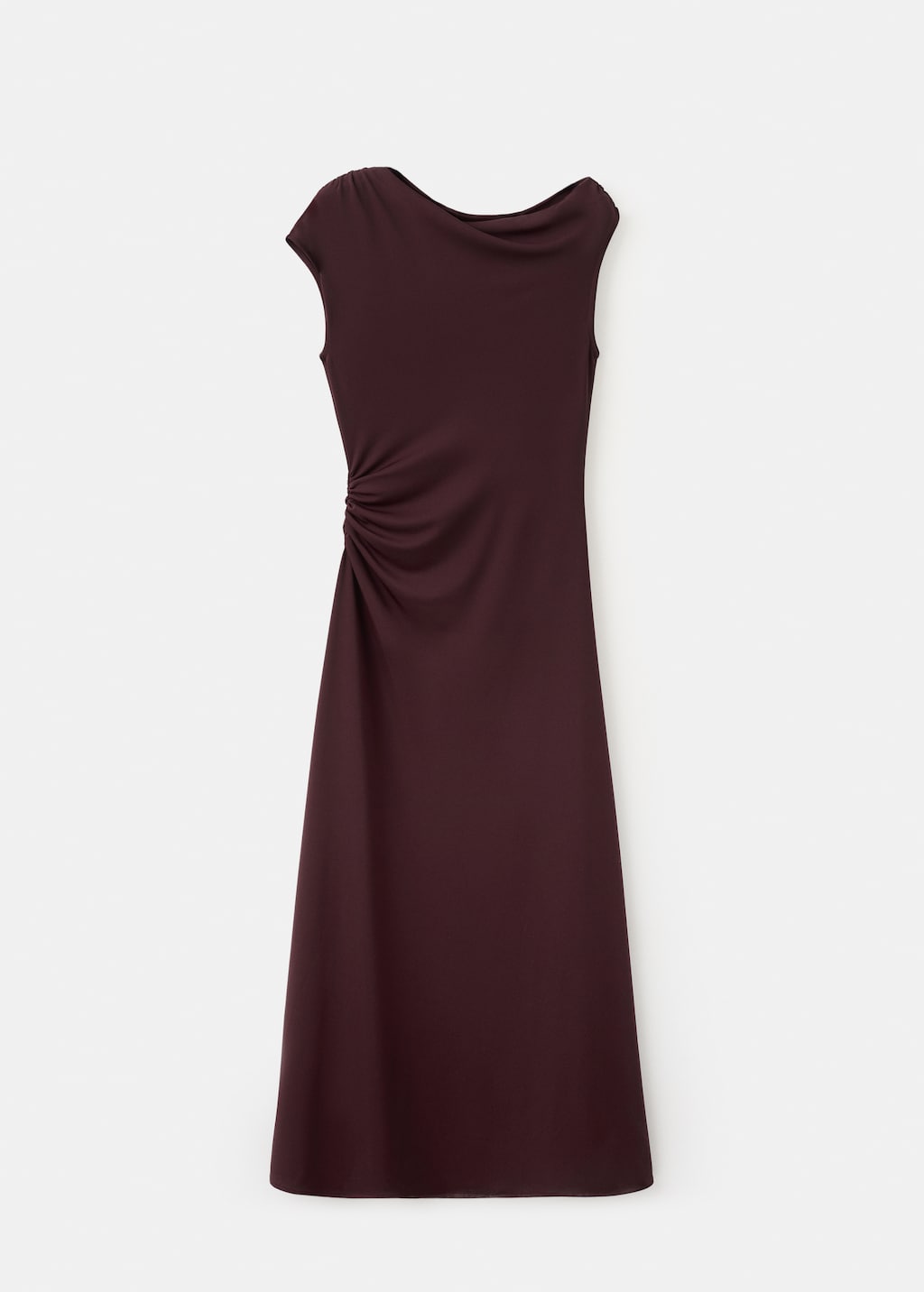 Mango Ruched long dress thumbnail