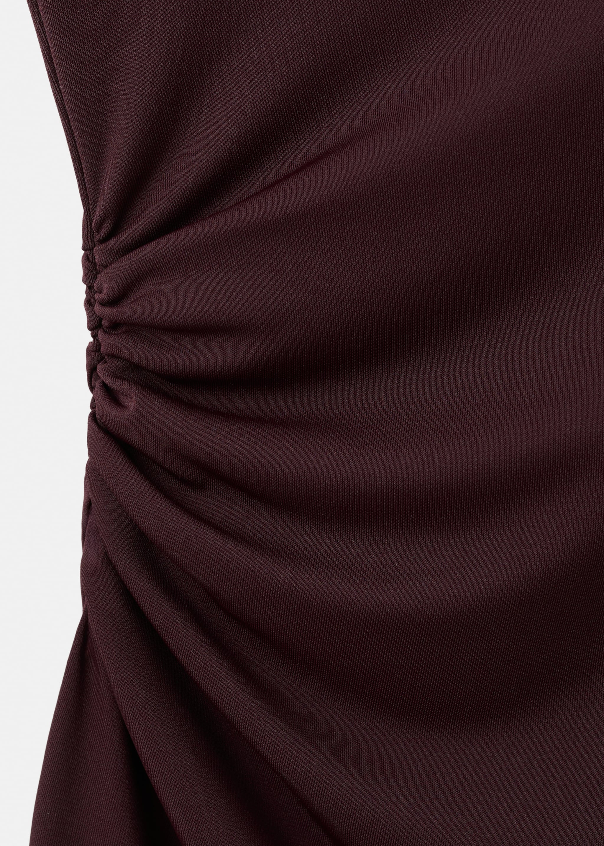 Robe longue froncée - Détail de l'article 0, Lie de vin. Ref: 27064089-00.