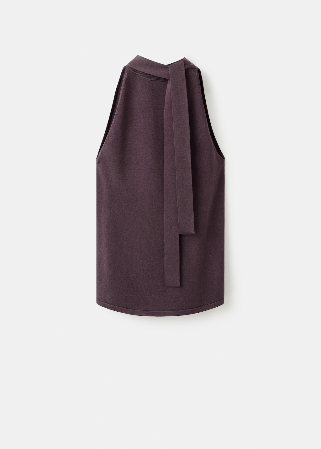 Halter-neck knitted top - image 4