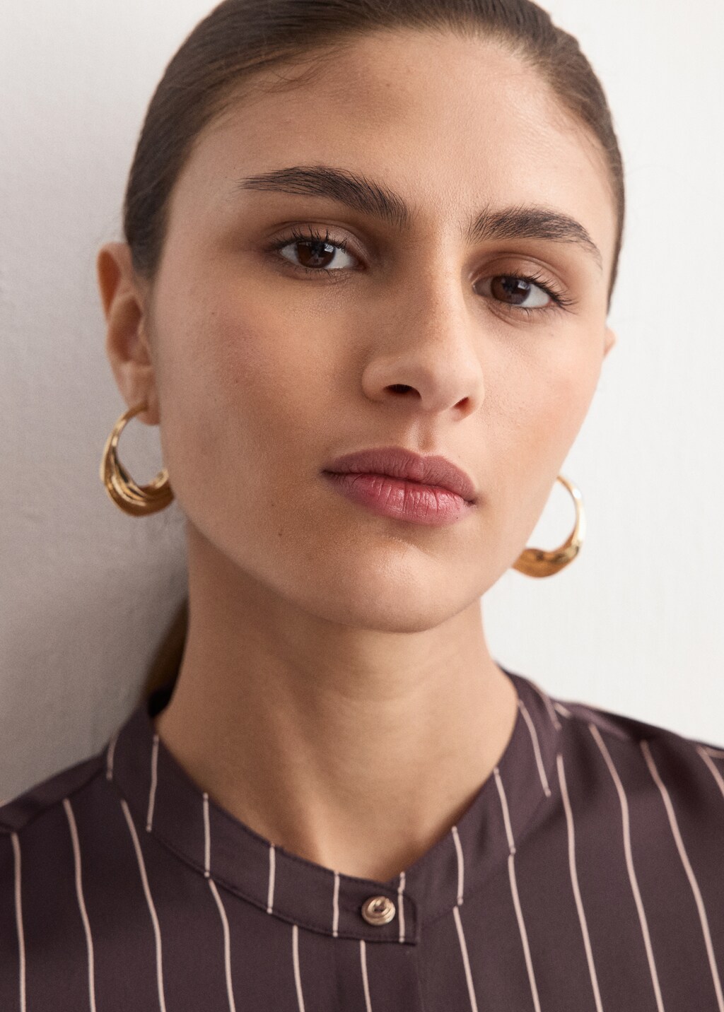 Satin print shirt - image 4