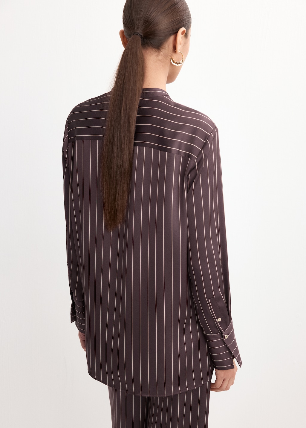 Satin print shirt - image 3