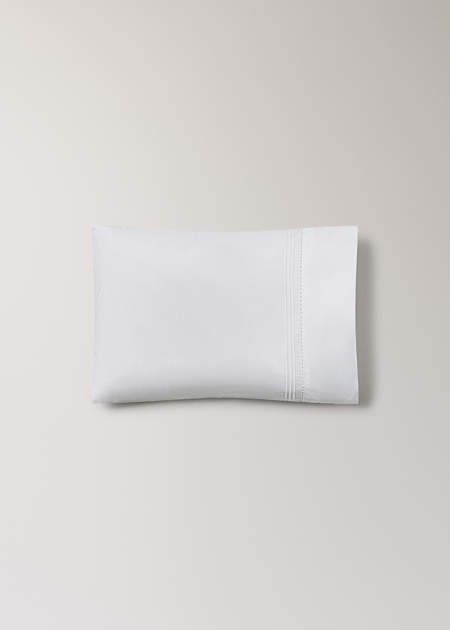 Mini cot sheet set in percale cotton with hemstitch detailing - Details of the article 2