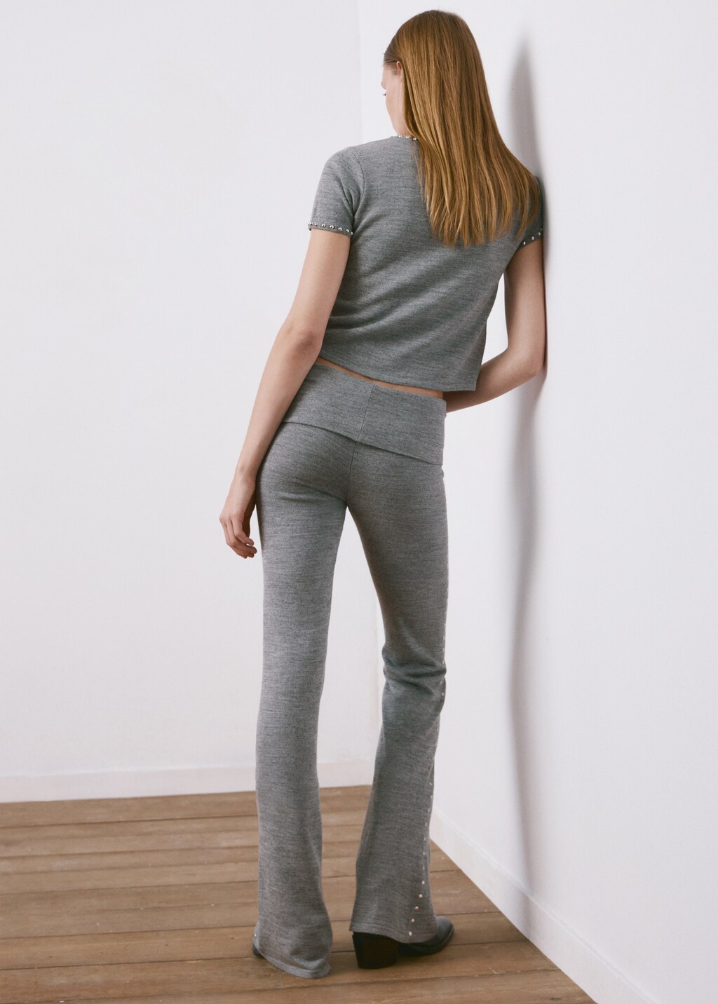 Studded knit trousers - image 3