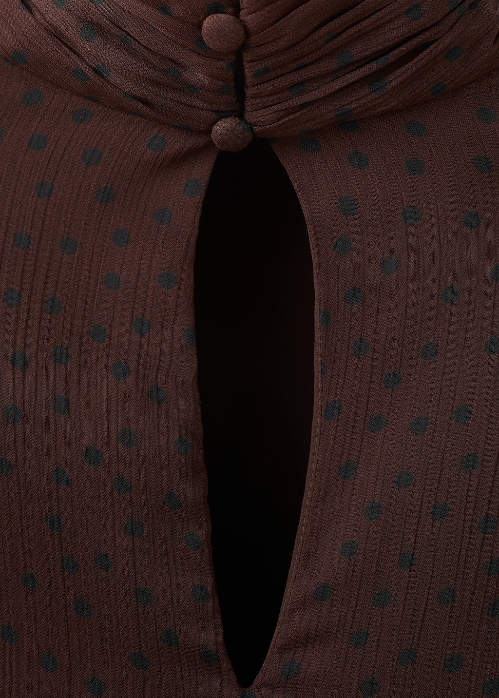 Polka-dot dress with ruffles - image 5