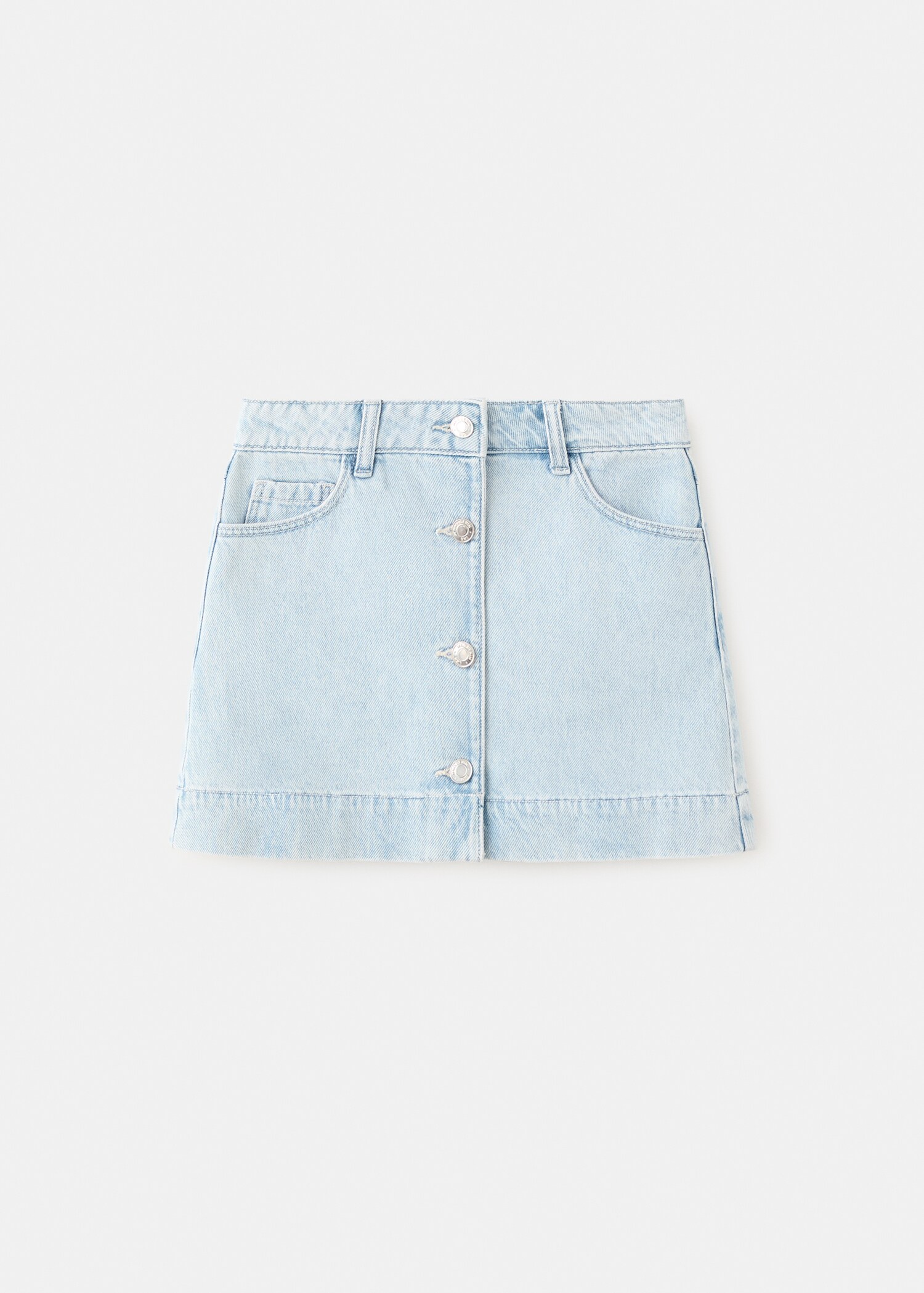 Denim cotton skirt - Article without model