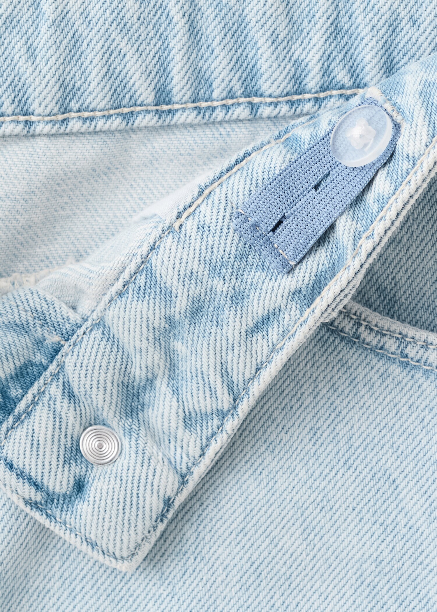 Denim cotton skirt - Details of the article 0