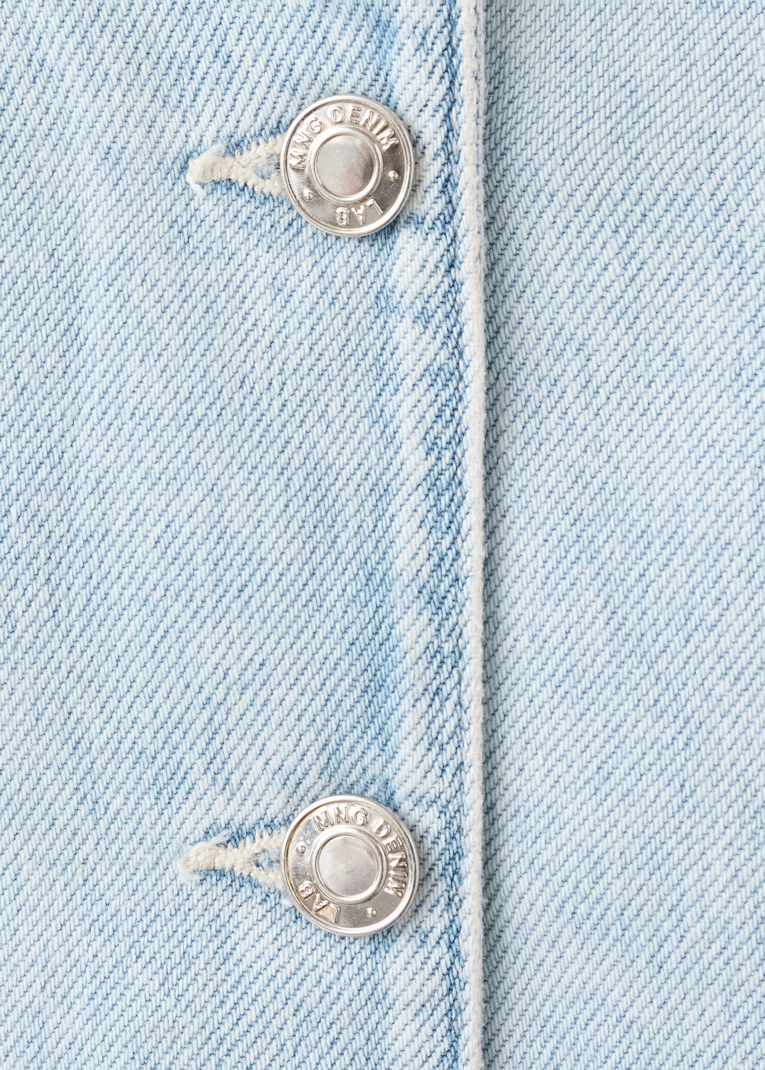 Denim cotton skirt - Details of the article 8