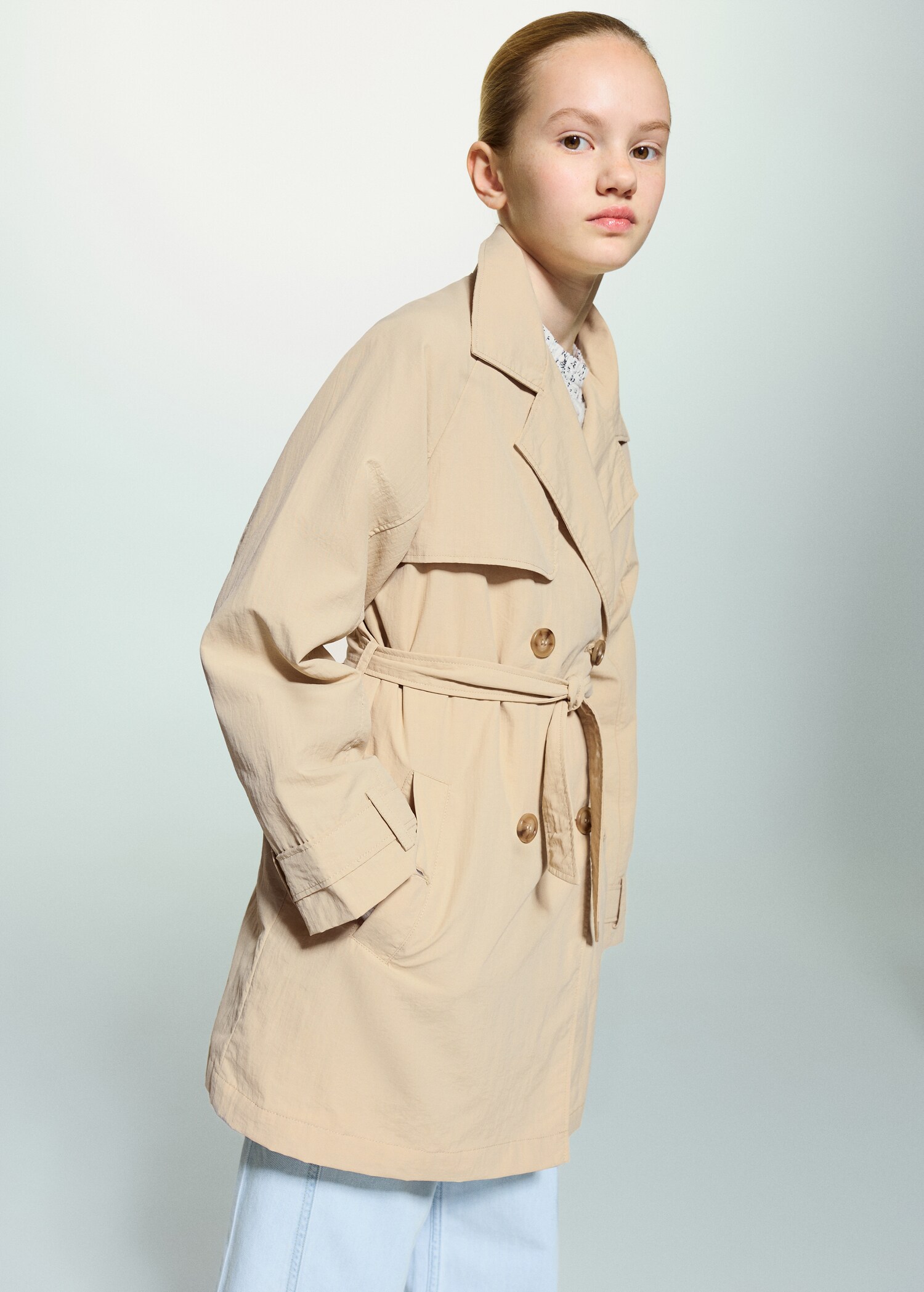 Classic trench coat with belt - Medium plane