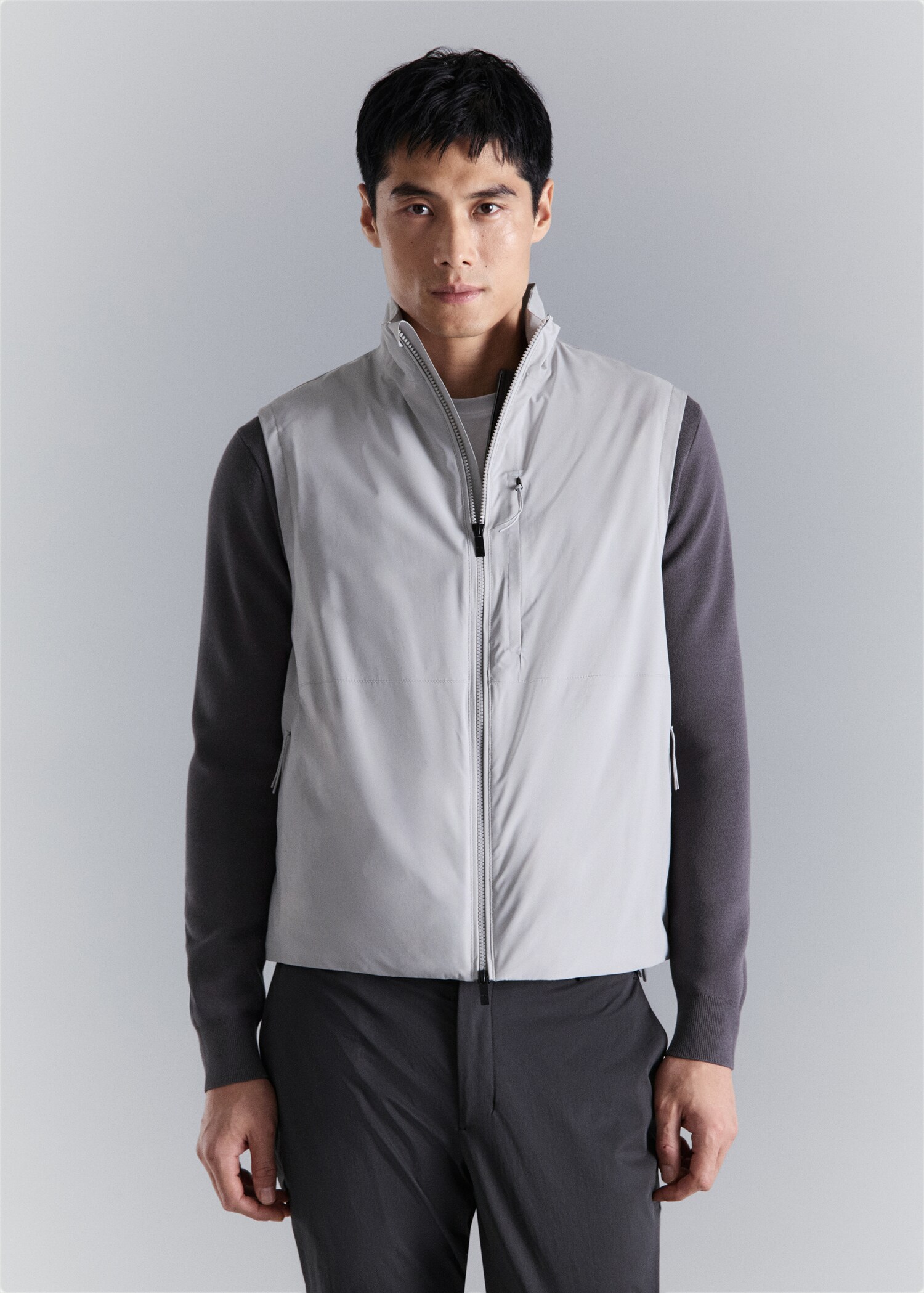 Packable water-repellent gilet with Thermore® technology - Medium plane