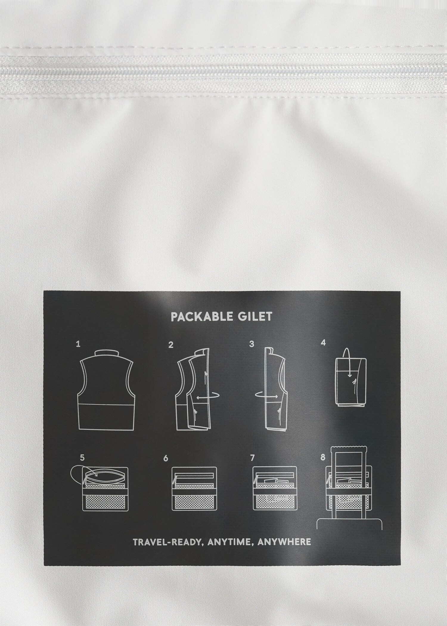 Packable water-repellent gilet with Thermore® technology - Details of the article 5