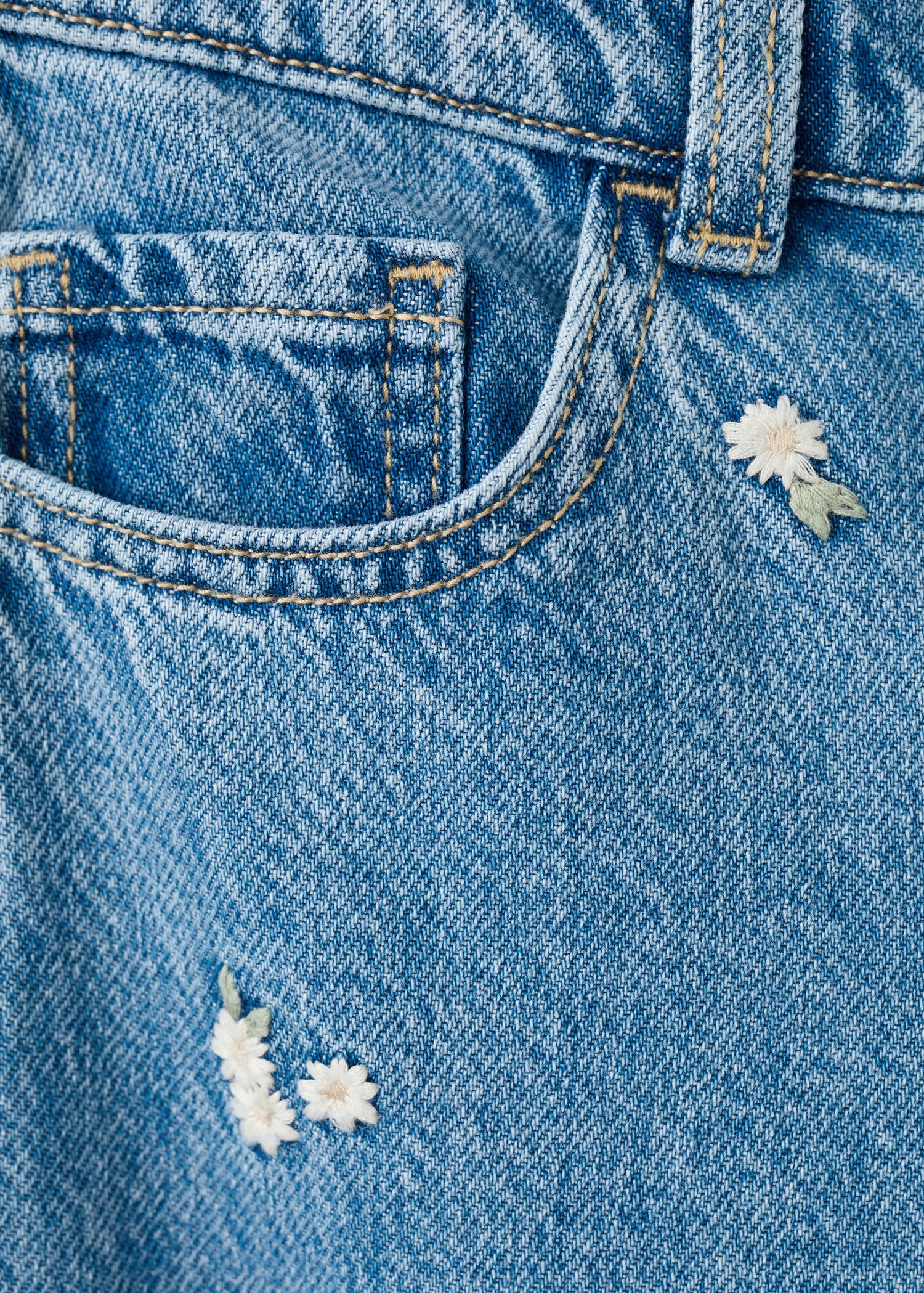 Jeans rectos estampados - Detalle del artículo 0
