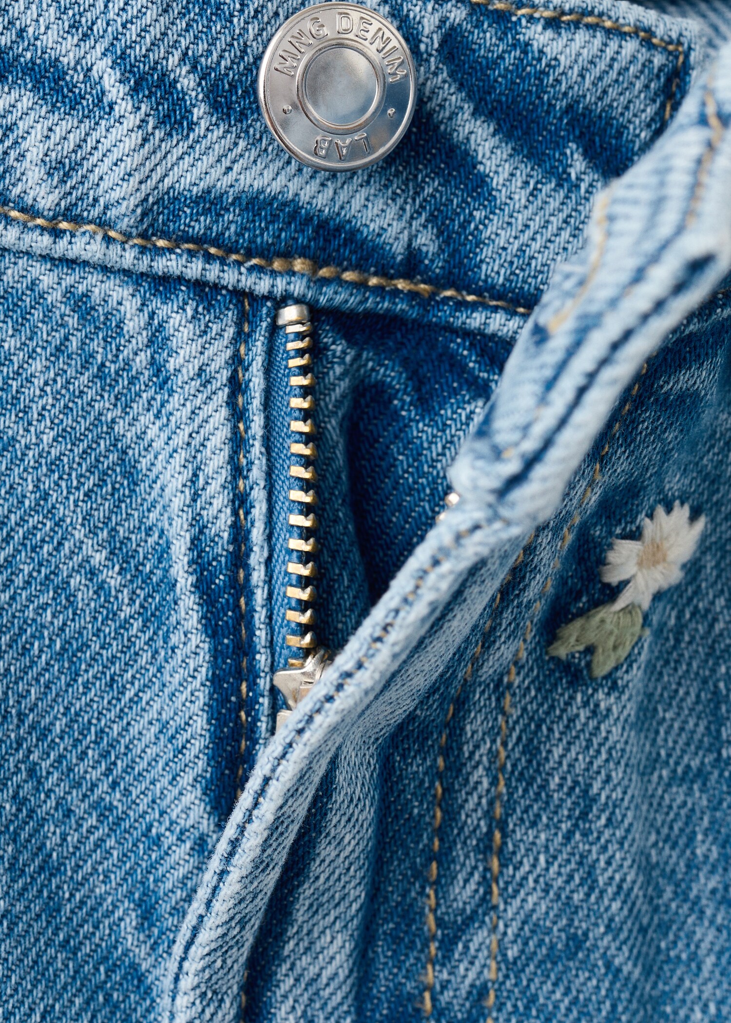 Jeans rectos estampados - Detalle del artículo 8