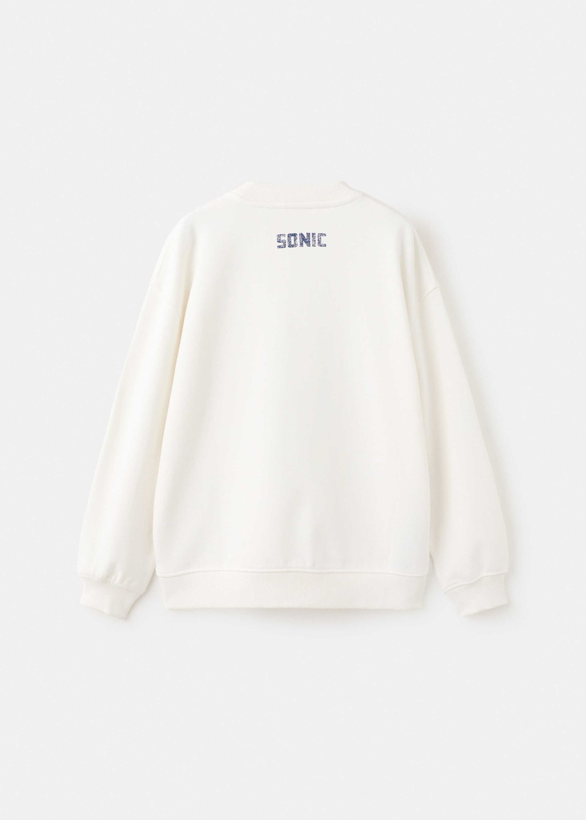 Sonic printed sweatshirt - Reverse of the article, Off White. Ref: 27064417-00.