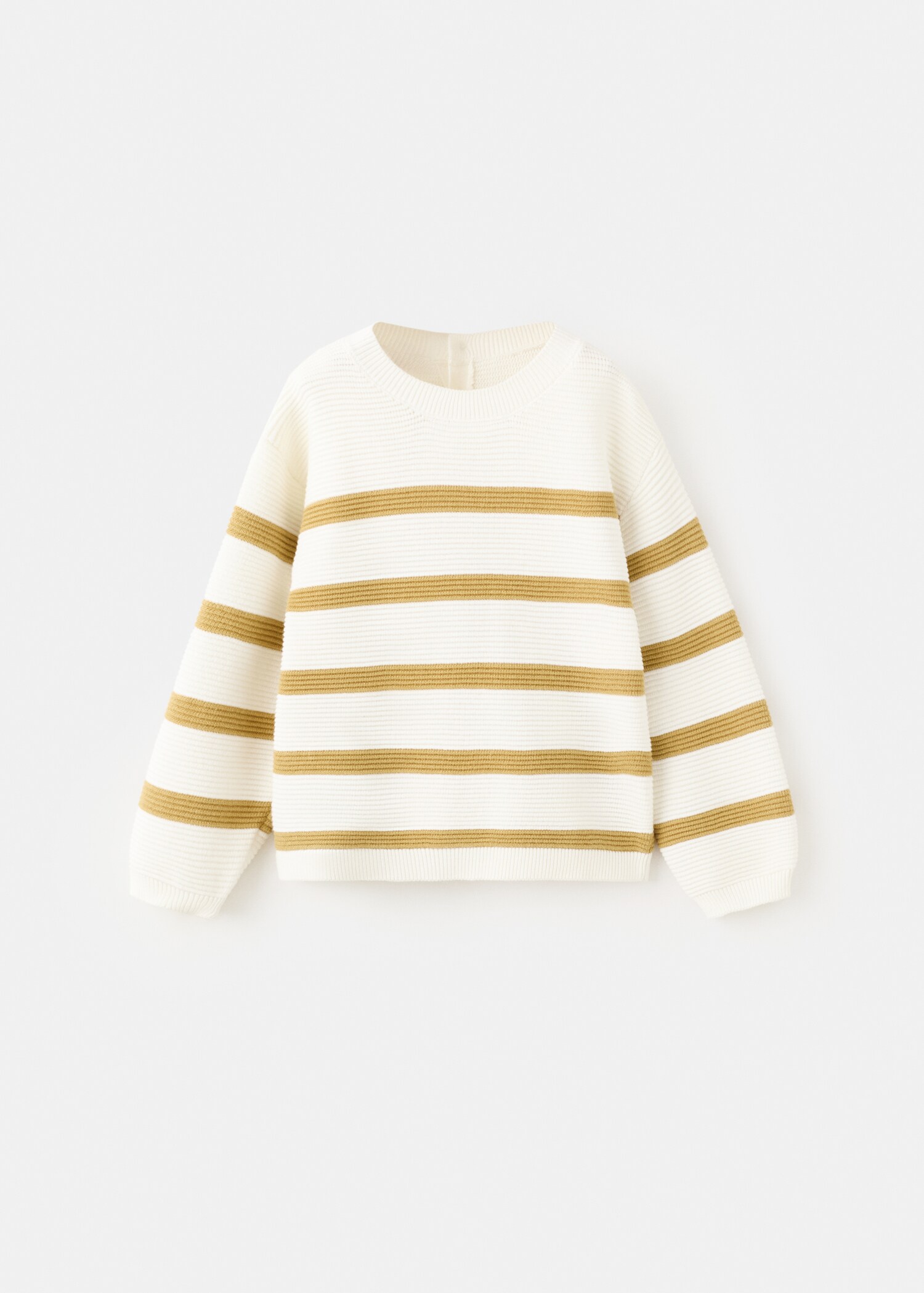 Pull-over maille côtelée rayures - Article sans modèle