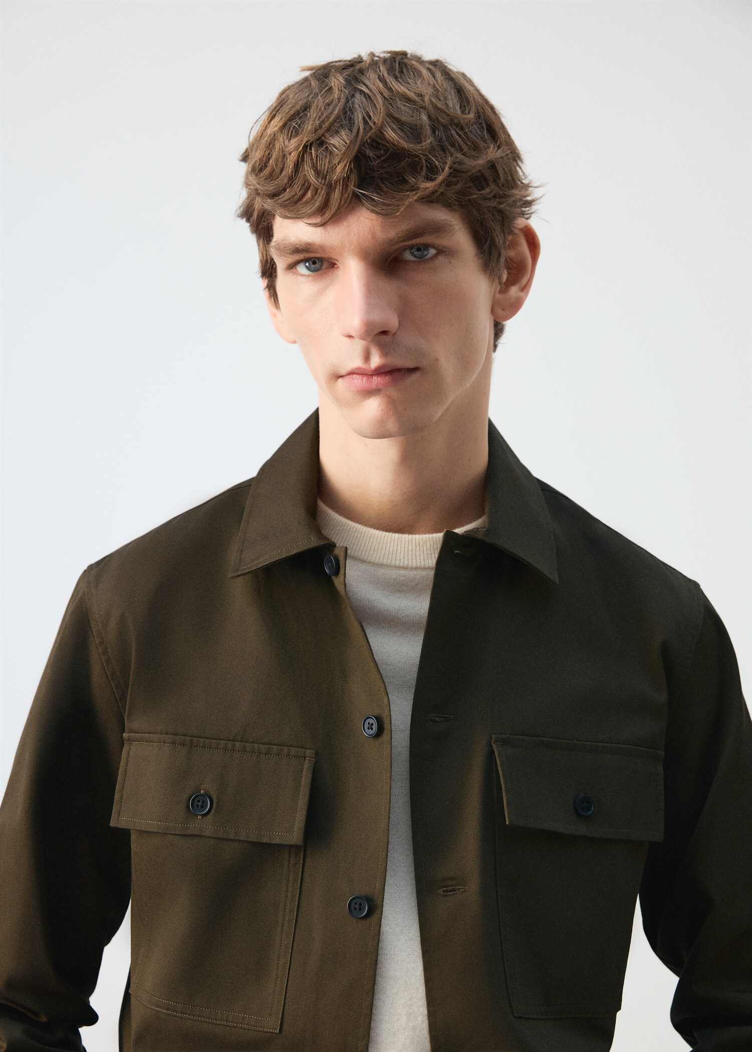 Surchemise 100 % coton poches - Détail de l'article 1