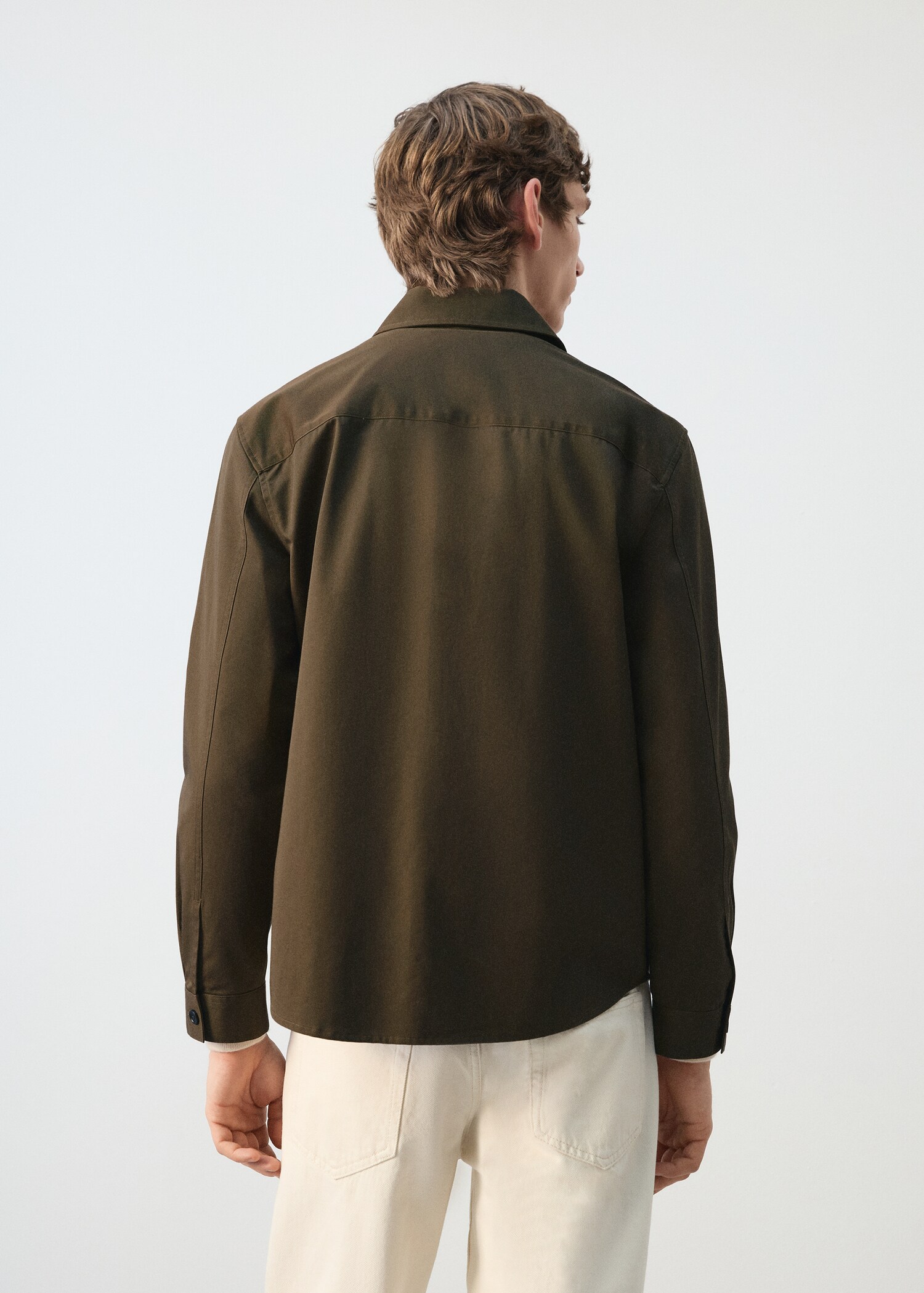 Surchemise 100 % coton poches - Verso de l’article