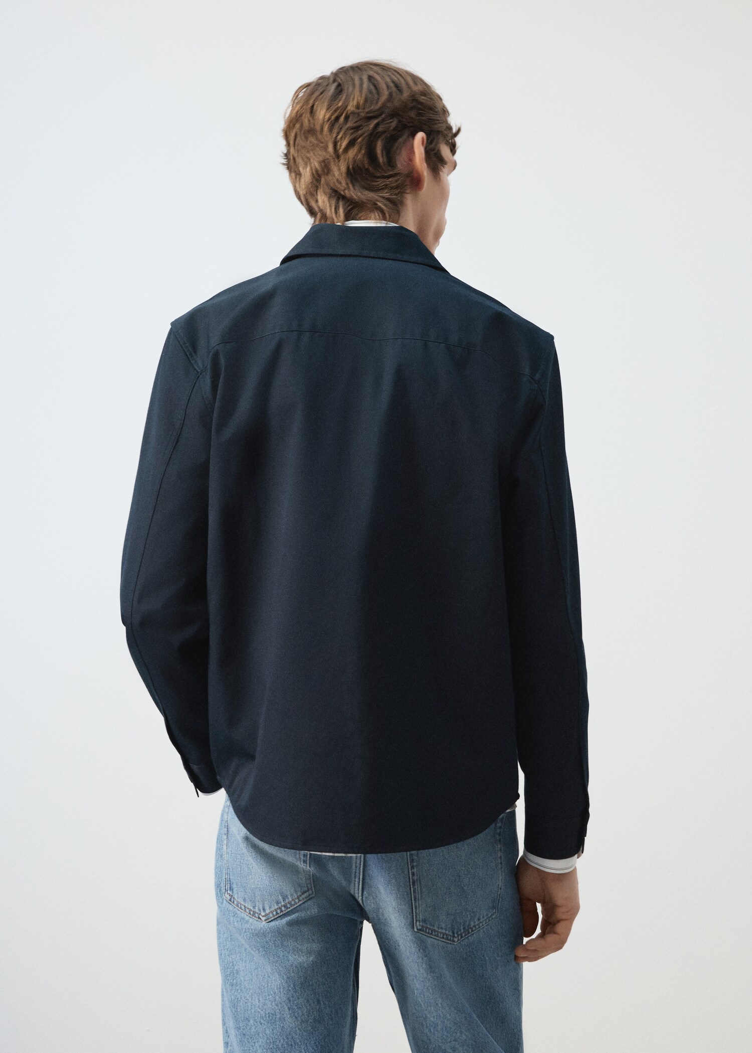 Surchemise 100 % coton poches - Verso de l’article