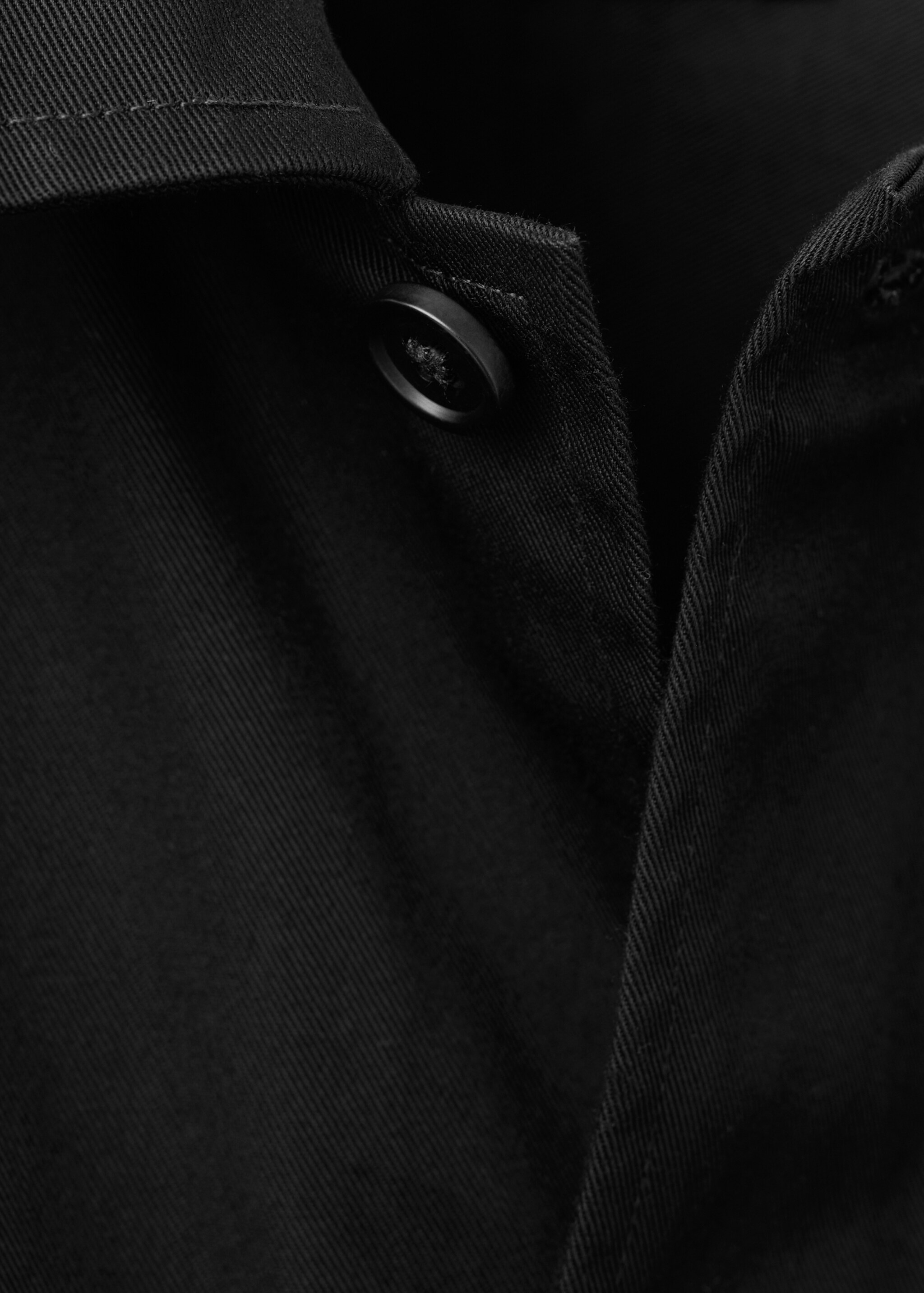 Surchemise 100 % coton poches - Détail de l'article 0, Noir. Ref: 27064423-00.