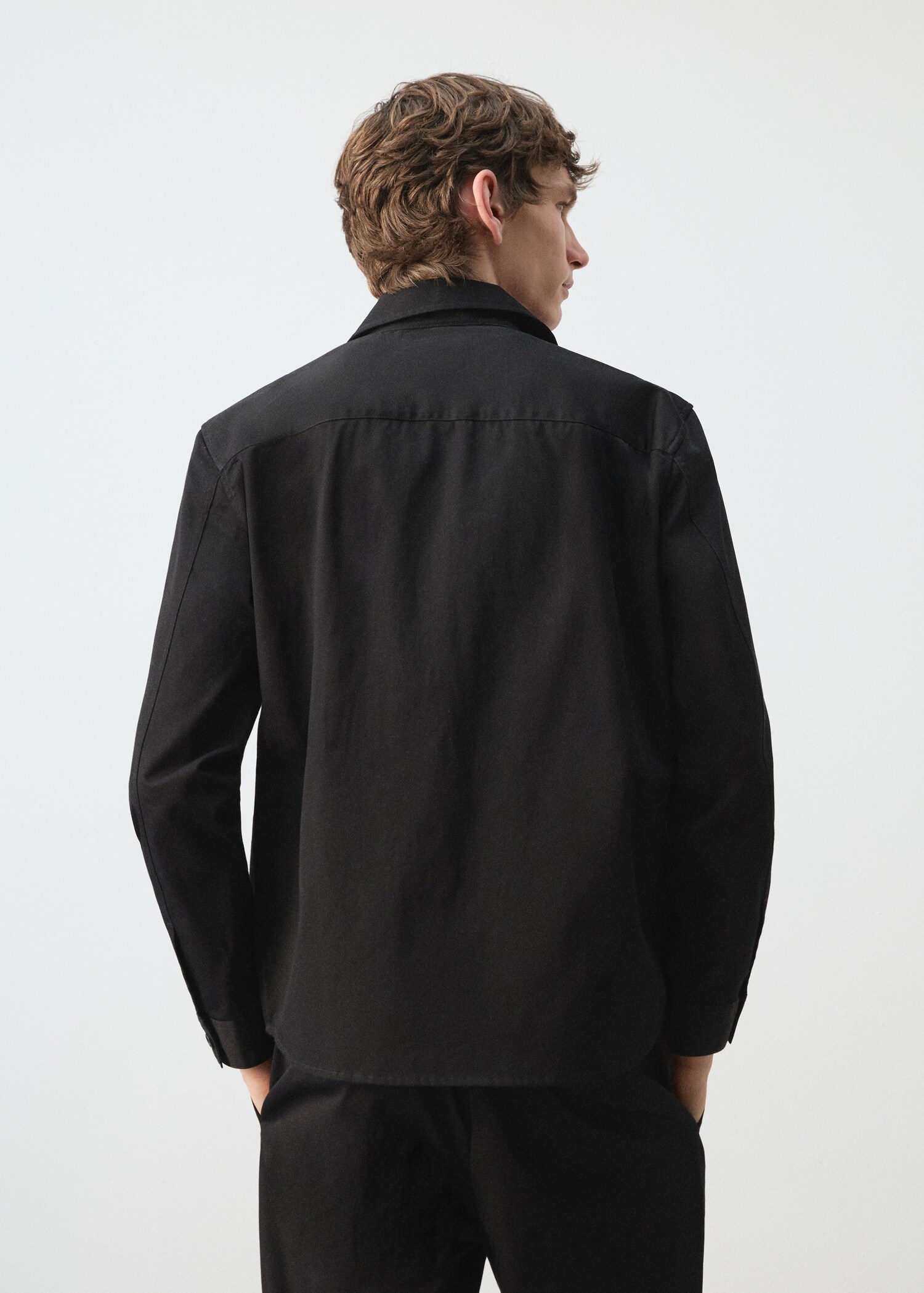 Surchemise 100 % coton poches - Verso de l’article