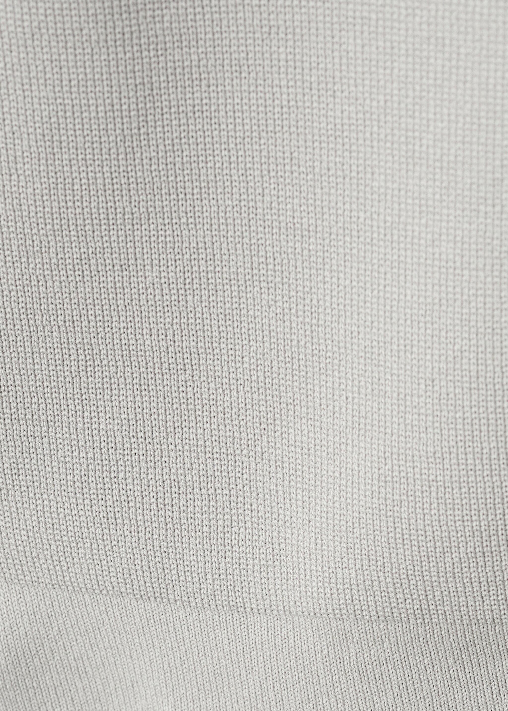 Polo comfort stretch com fecho de correr - Pormenor do artigo 0, Cinzento-gelo. Ref: 27064428-00.