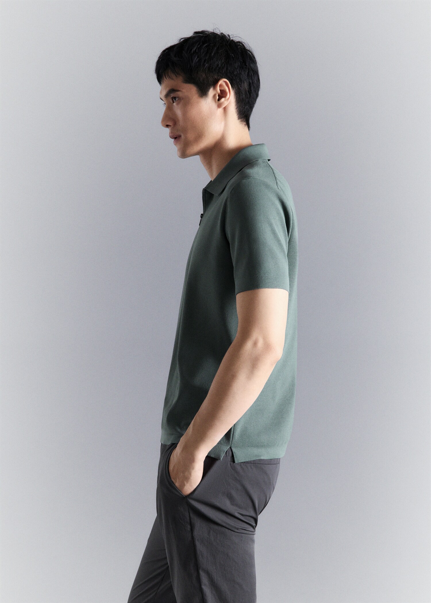 Comfort stretch zip polo - Details of the article 2