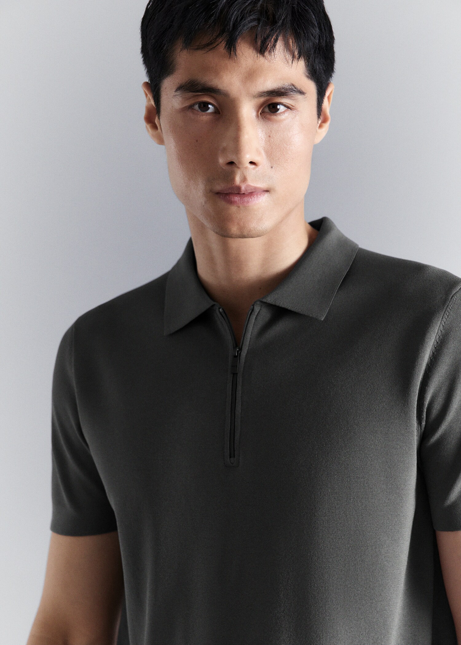 Comfort stretch zip polo - Details of the article 1
