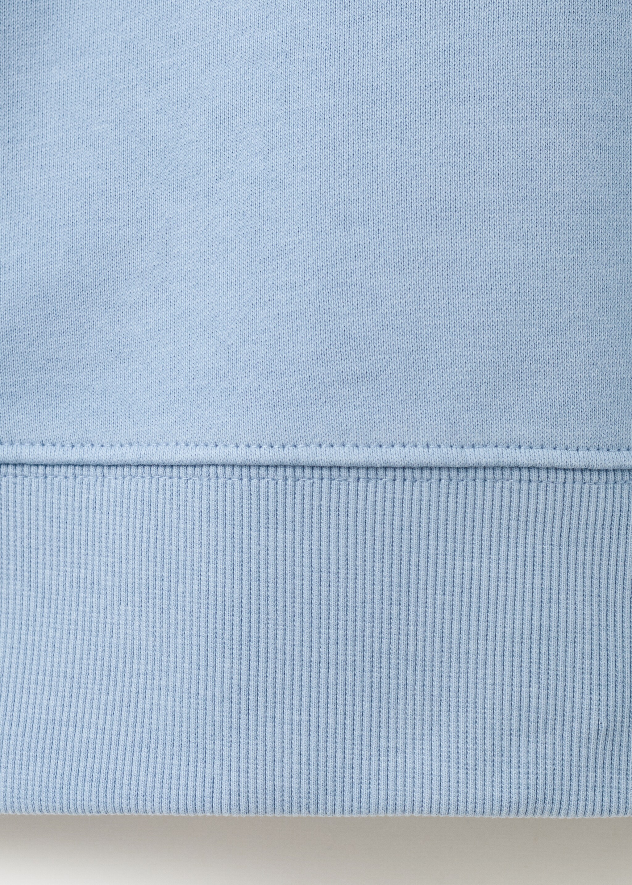 Sweat-shirt coton regular-fit - Détail de l'article 0, Bleu ciel. Ref: 27064430-00.