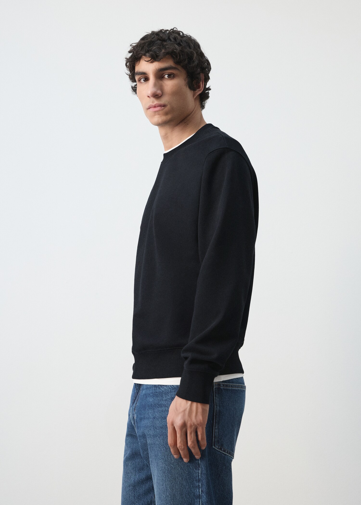 100% cotton regular-fit sweatshirt - Details of the article 2