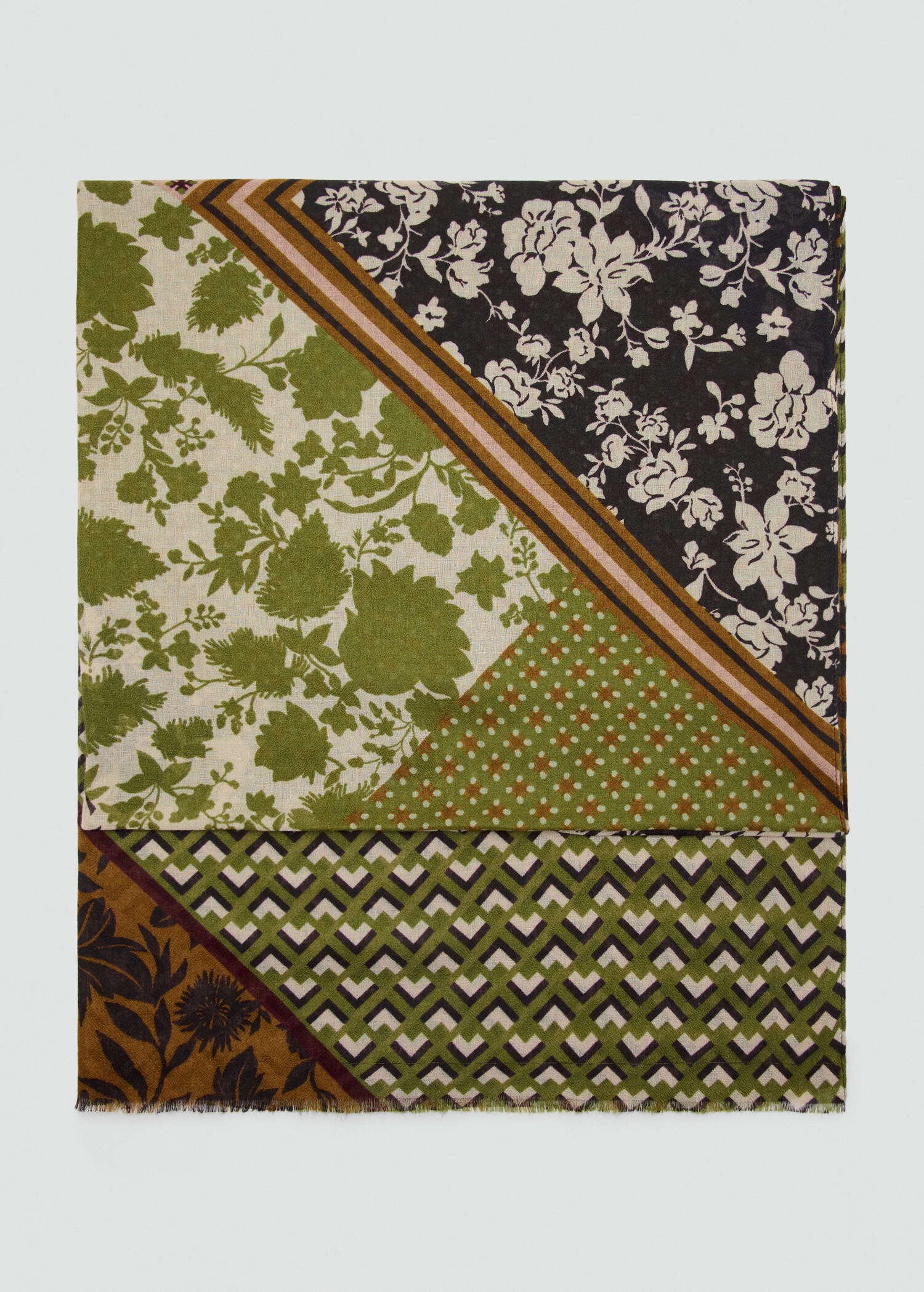 Floral print scarf - Article without model