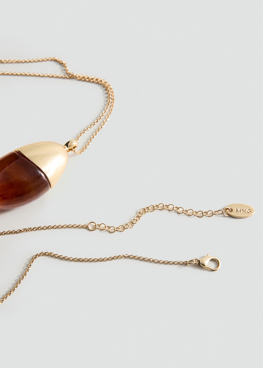 Resin pendant necklace - image 4