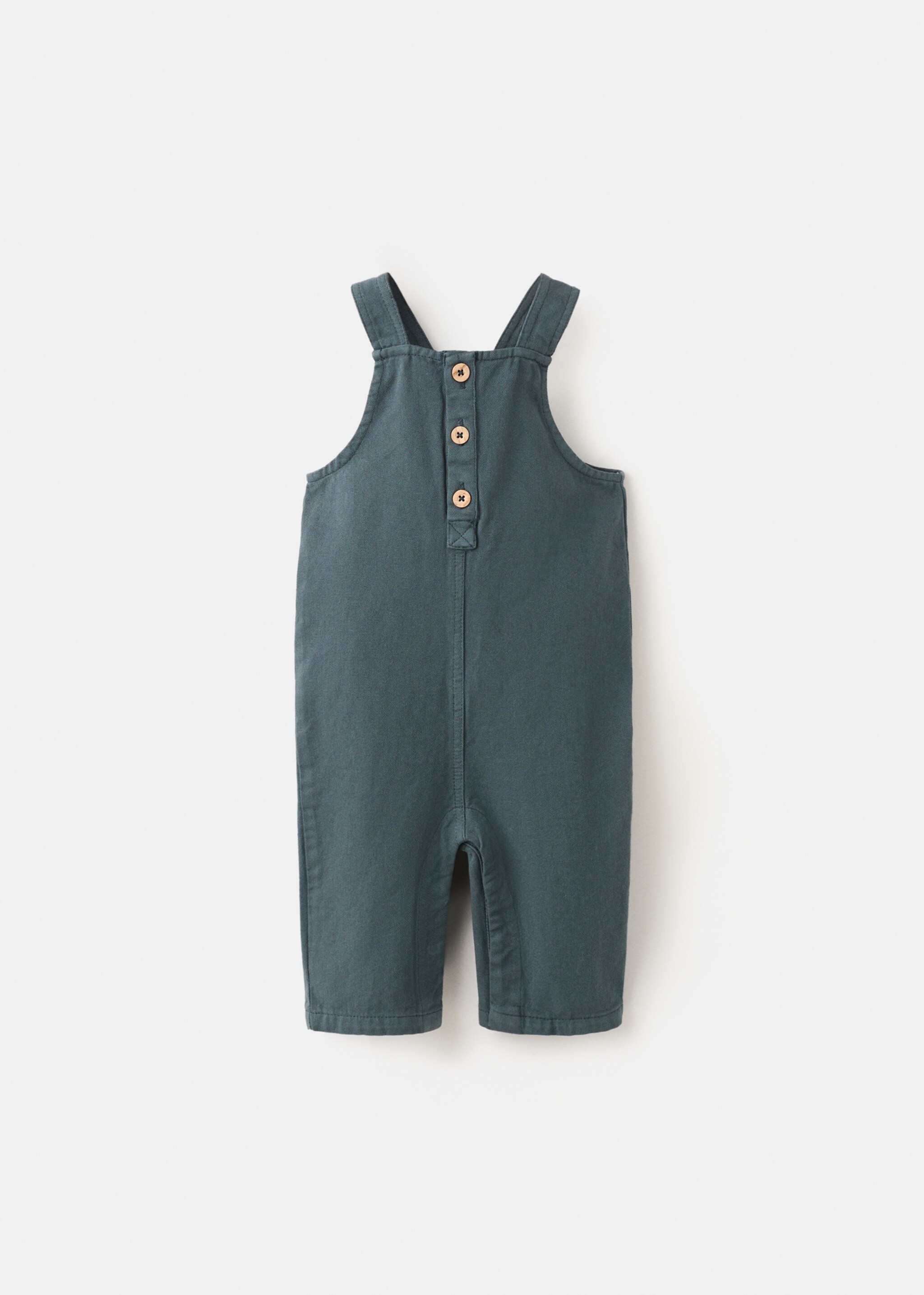 Long cotton dungarees - Article without model, Green. Ref: 27064436-00.