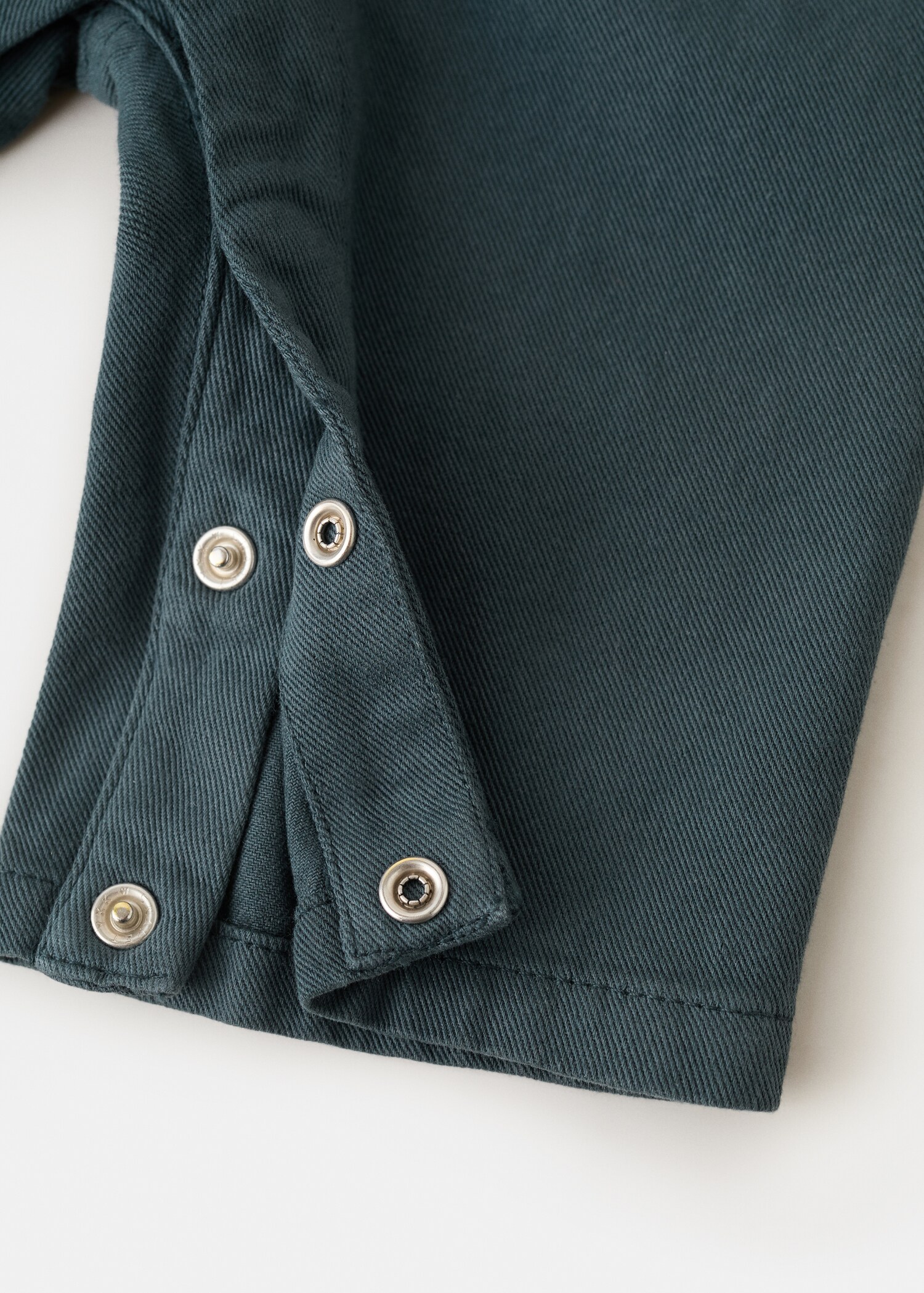 Long cotton dungarees - Details of the article 0