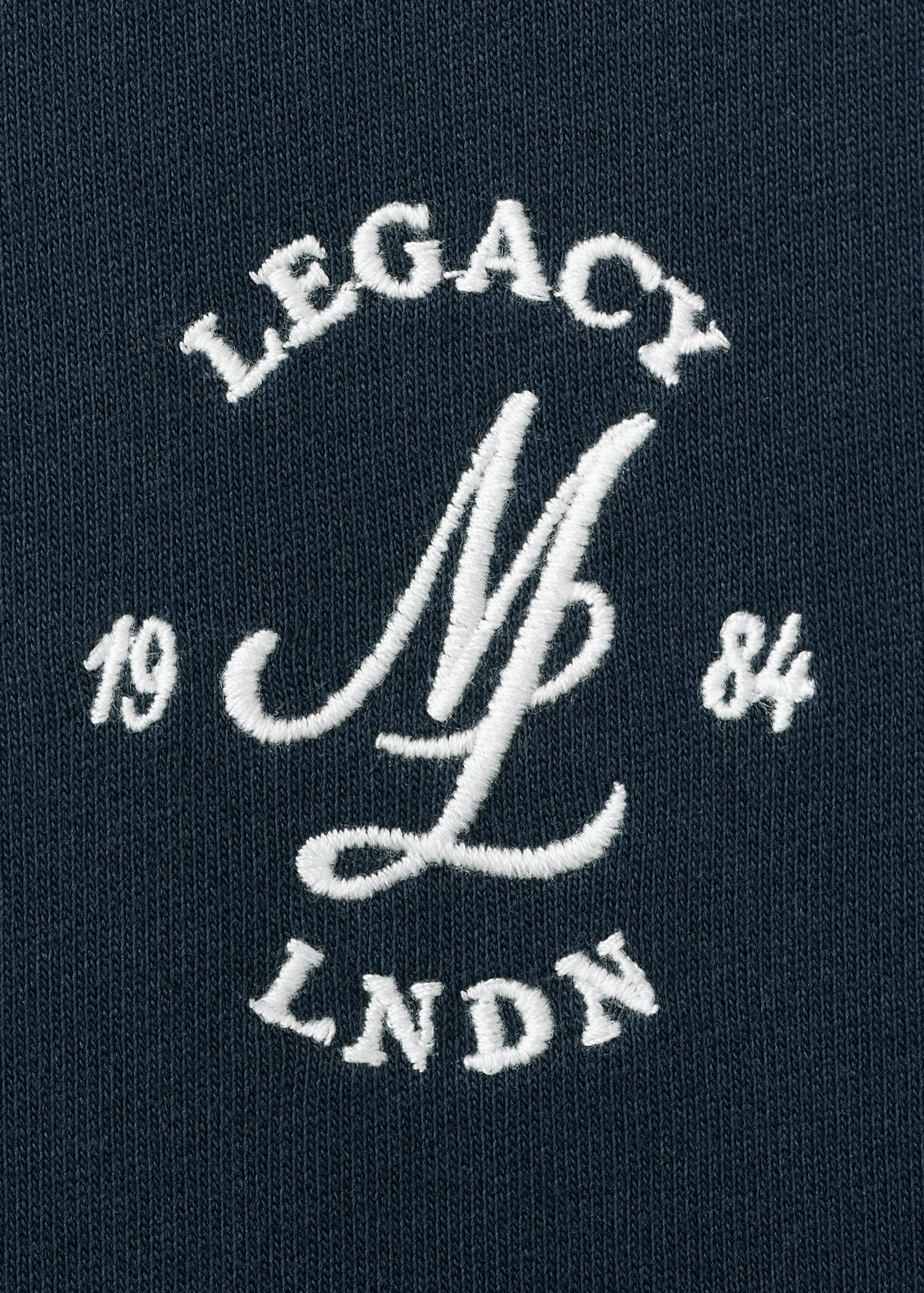 100% cotton polo shirt with graphic embroidery - Details of the article 0