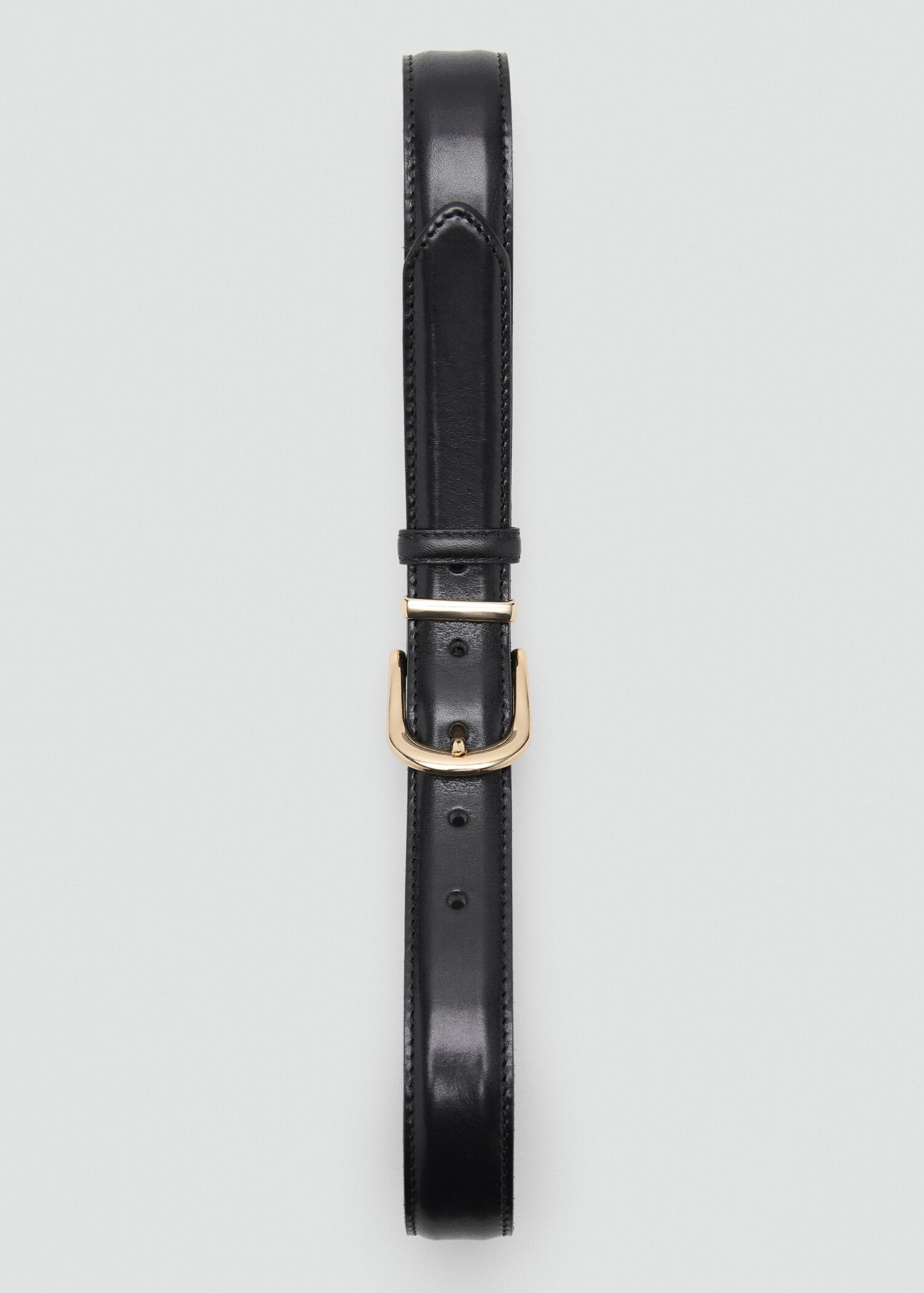 Buckle leather belt - Details of the article 2