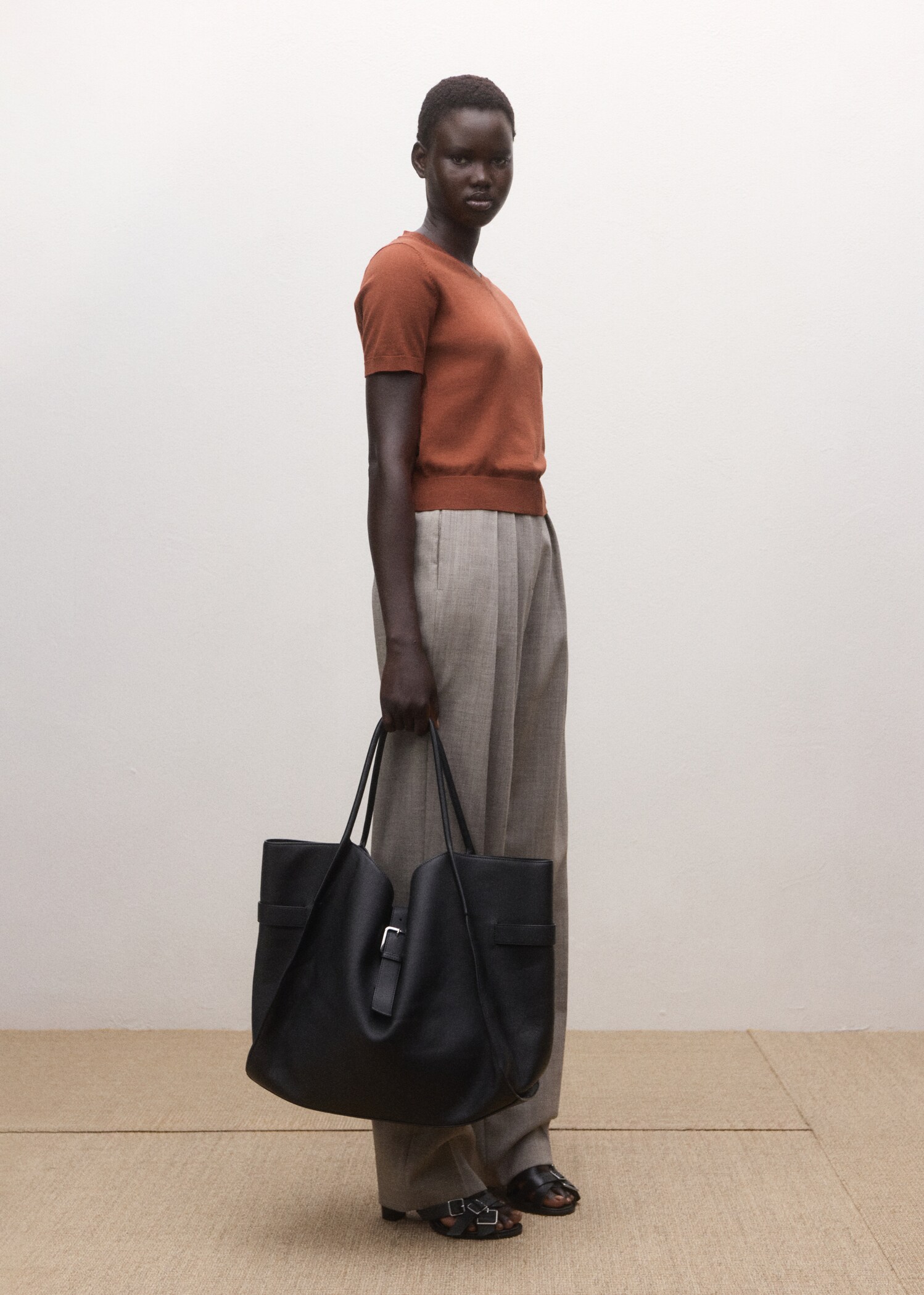 Pull-over 100 % laine manches courtes - Détail de l'article 2