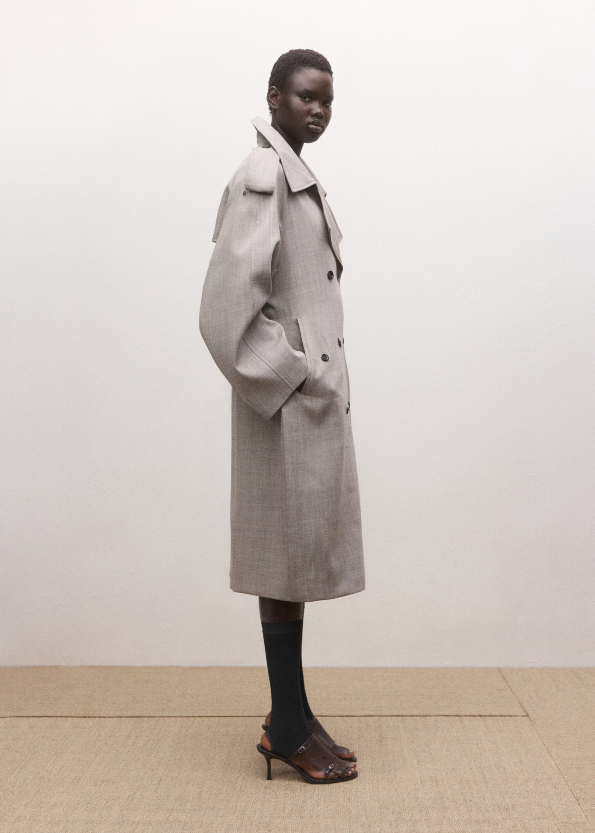 Open-toe socks - Details of the article 9, Black. Ref: 27064441-00.