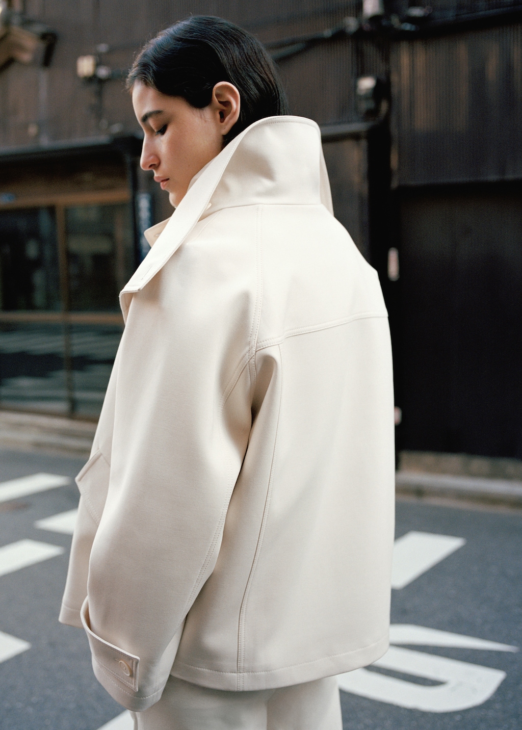 Funnel neck parka with pockets - image 2