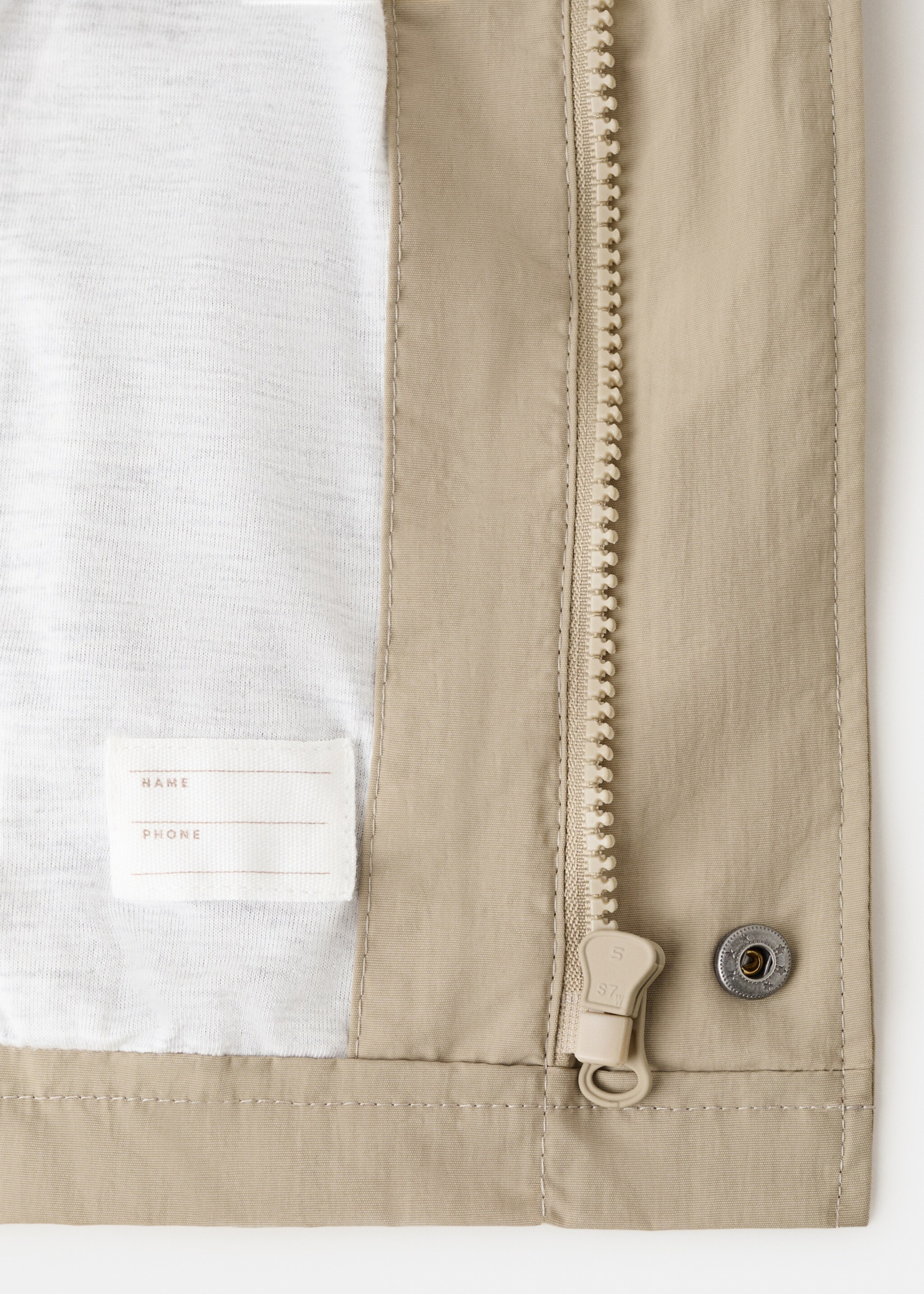 Parka capucha - Detalle del artículo 0, Arena. Ref: 27064767-00.