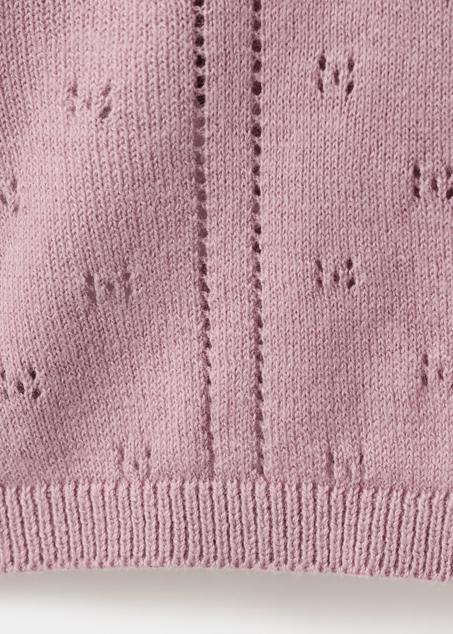 Openwork knit cardigan - Details of the article 8
