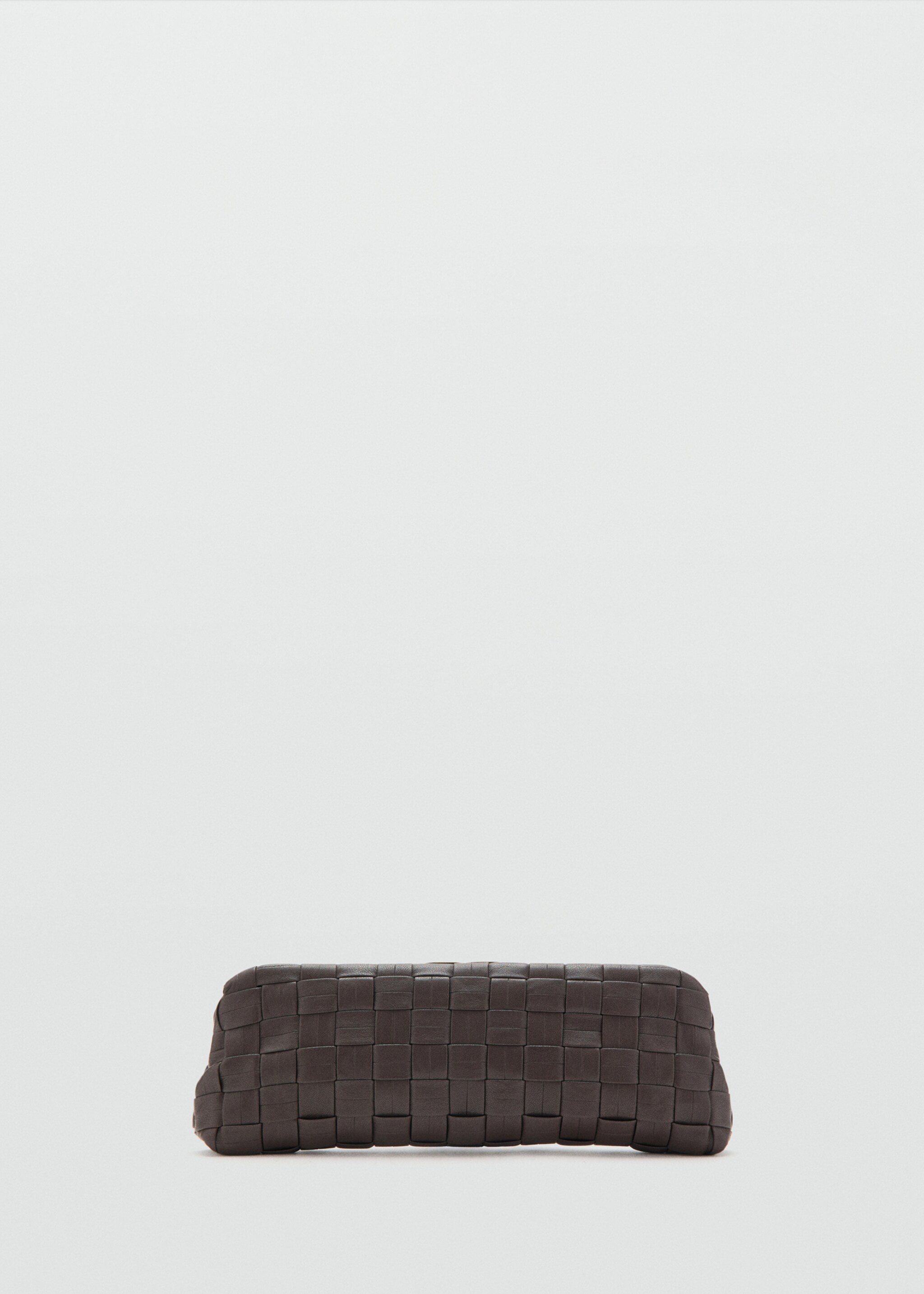 Braided handbag - Article without model, Chocolate. Ref: 27064773-00.