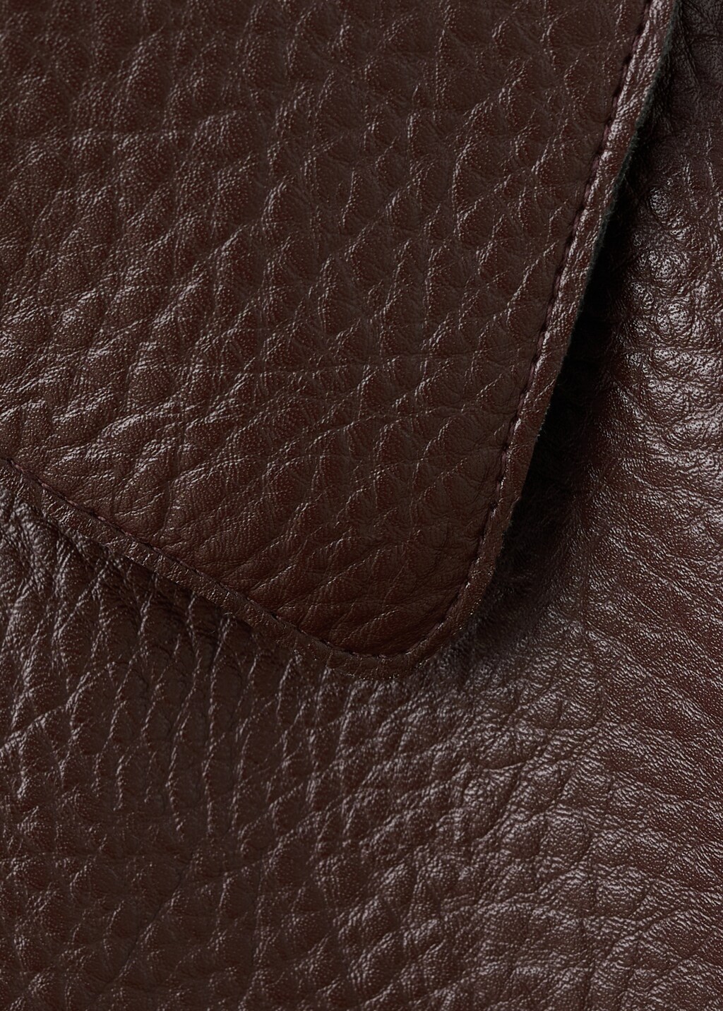 Mango Faux-leather jacket with pockets
