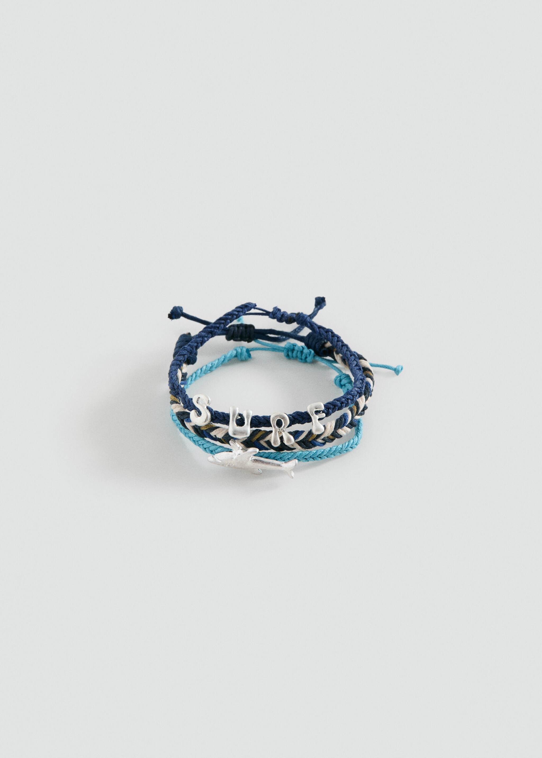 Cord bracelet set - Article without model, Navy. Ref: 27064779-00.