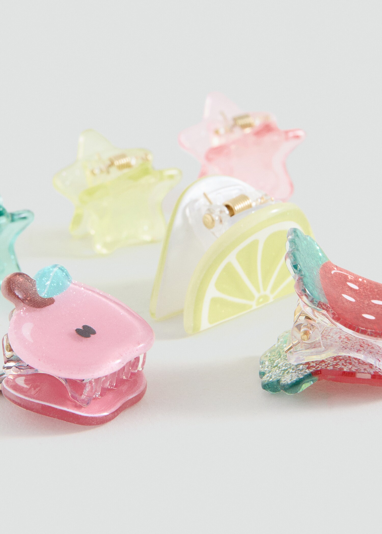 Pack of hair clips - Medium plane