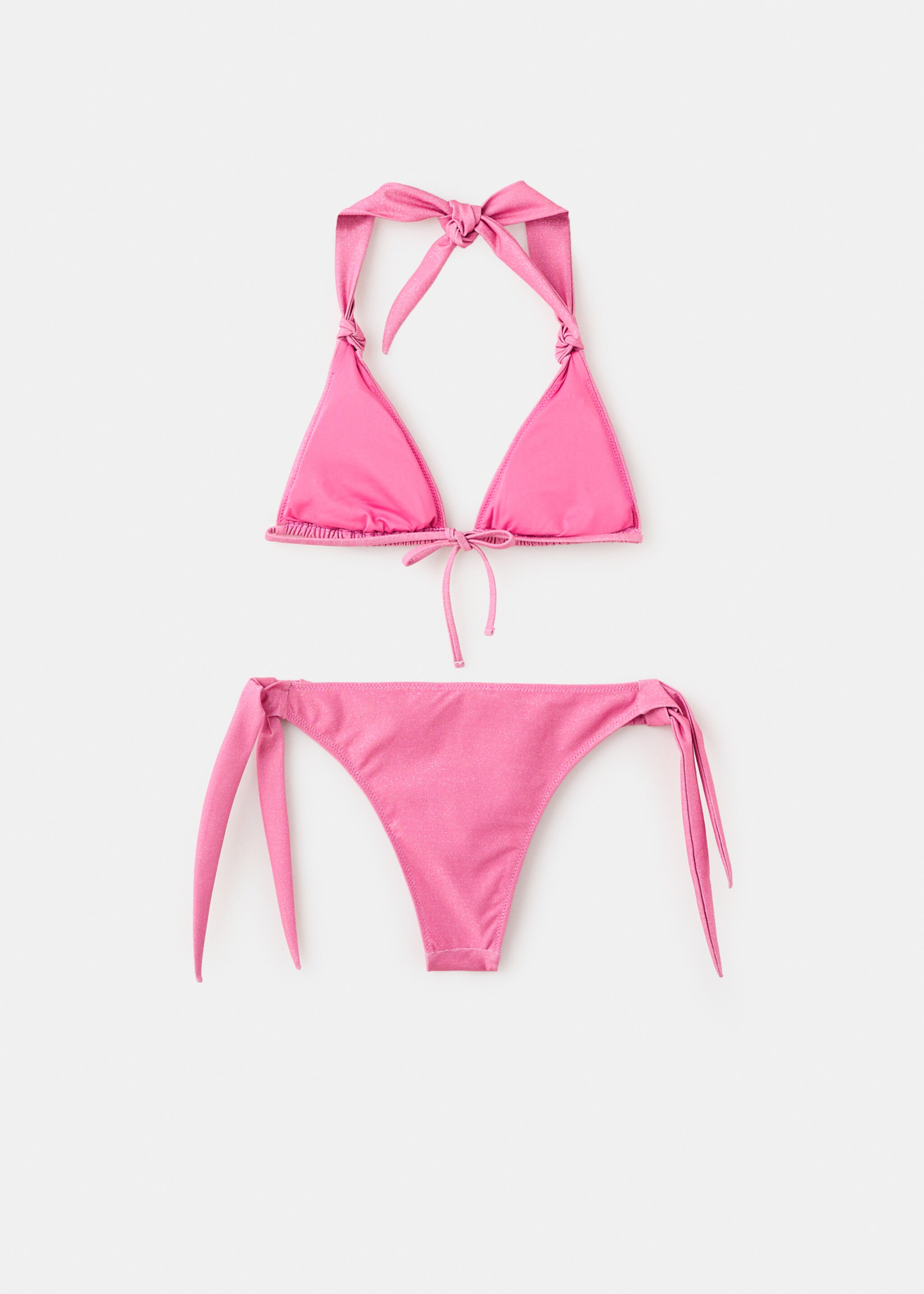 بكيني لامع - الجهة الخلفية للمنتج, وردي. Ref: 27064783-00.