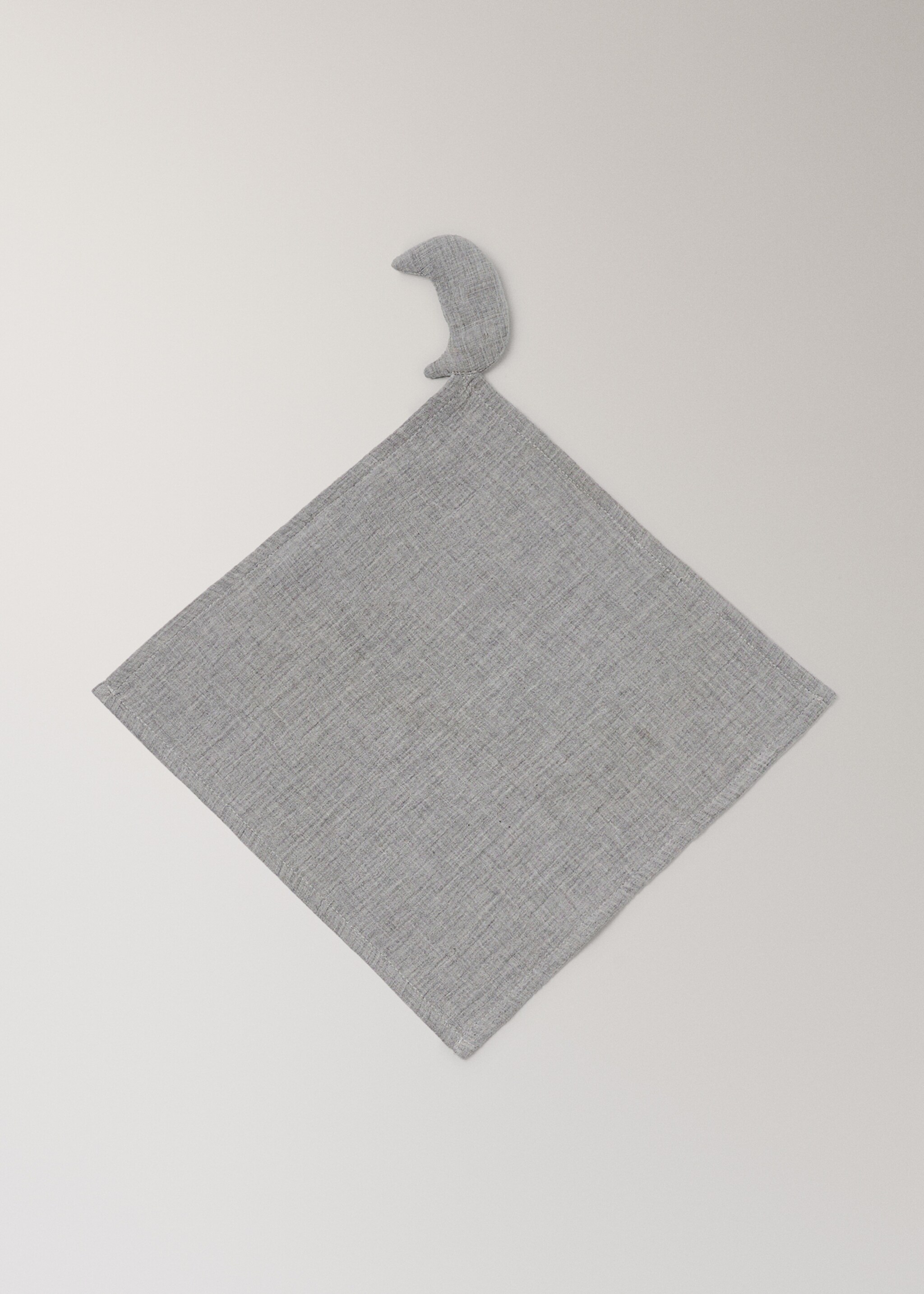Moon baby security blanket - Article without model, Grey. Ref: 27064784-00.