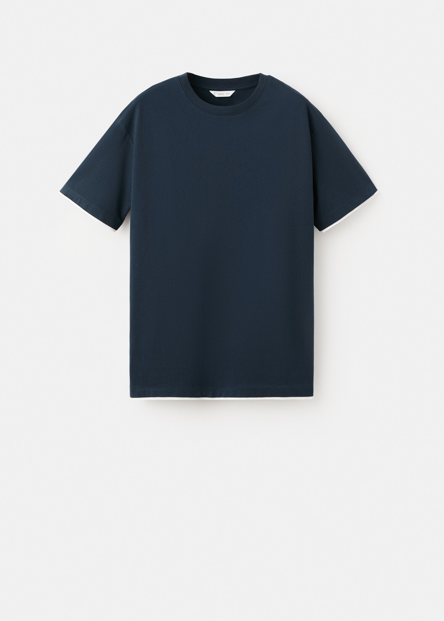 Two-tone short-sleeved T-shirt - Article without model