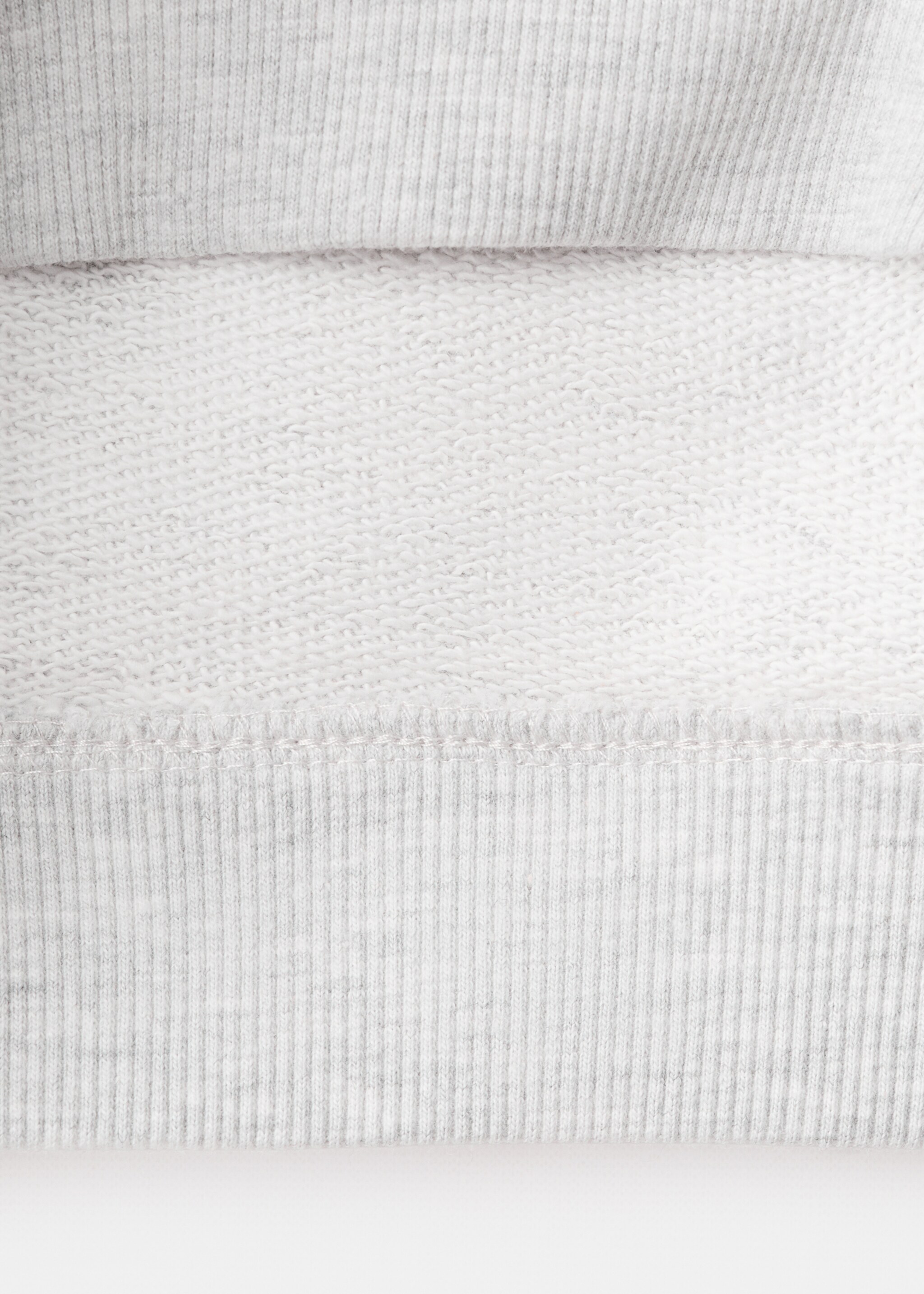 Tryckt collegetröja bomull - Detaljer om artikeln 0, Ljus Heather Grå. Ref: 27065144-00.