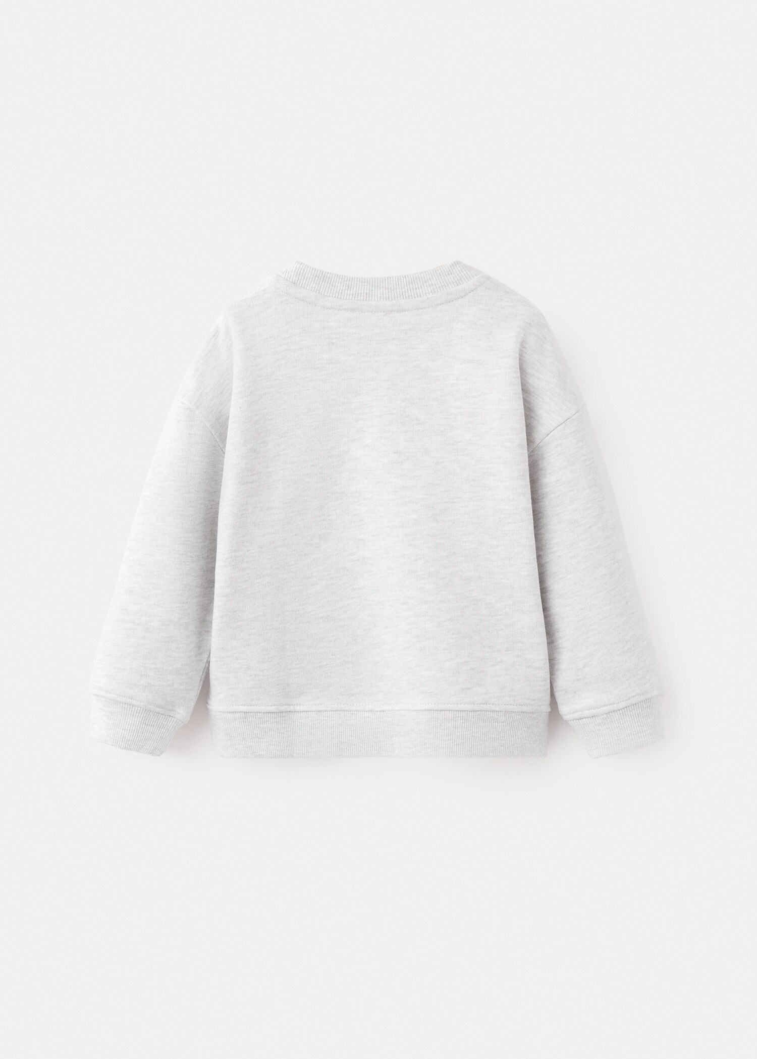 Tryckt collegetröja bomull - Artikelns baksida